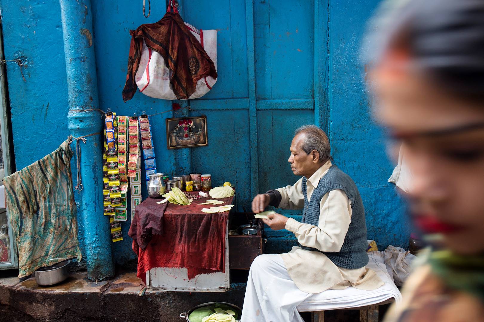 Marchand de bétel - Delhi - Inde