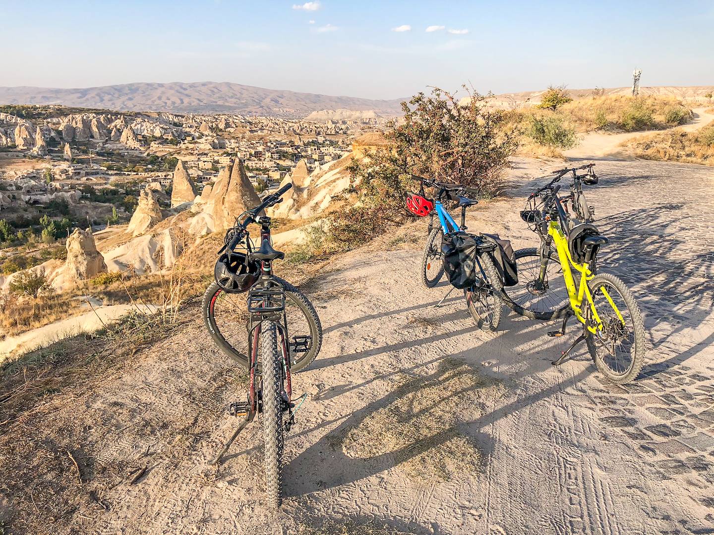 Balade en vélo autour d'Urchisar - Cappadoce - Turquie
