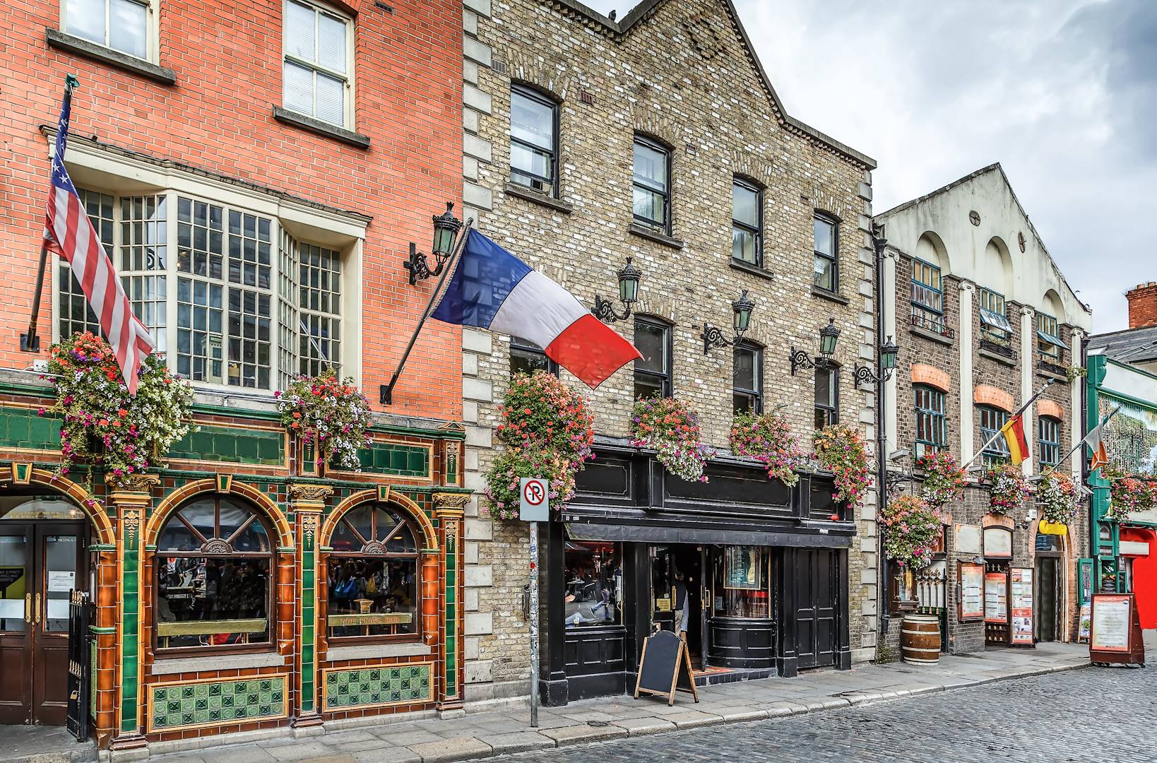 Quartier de Temple Bar - Dublin - Comté de Dublin - Irlande