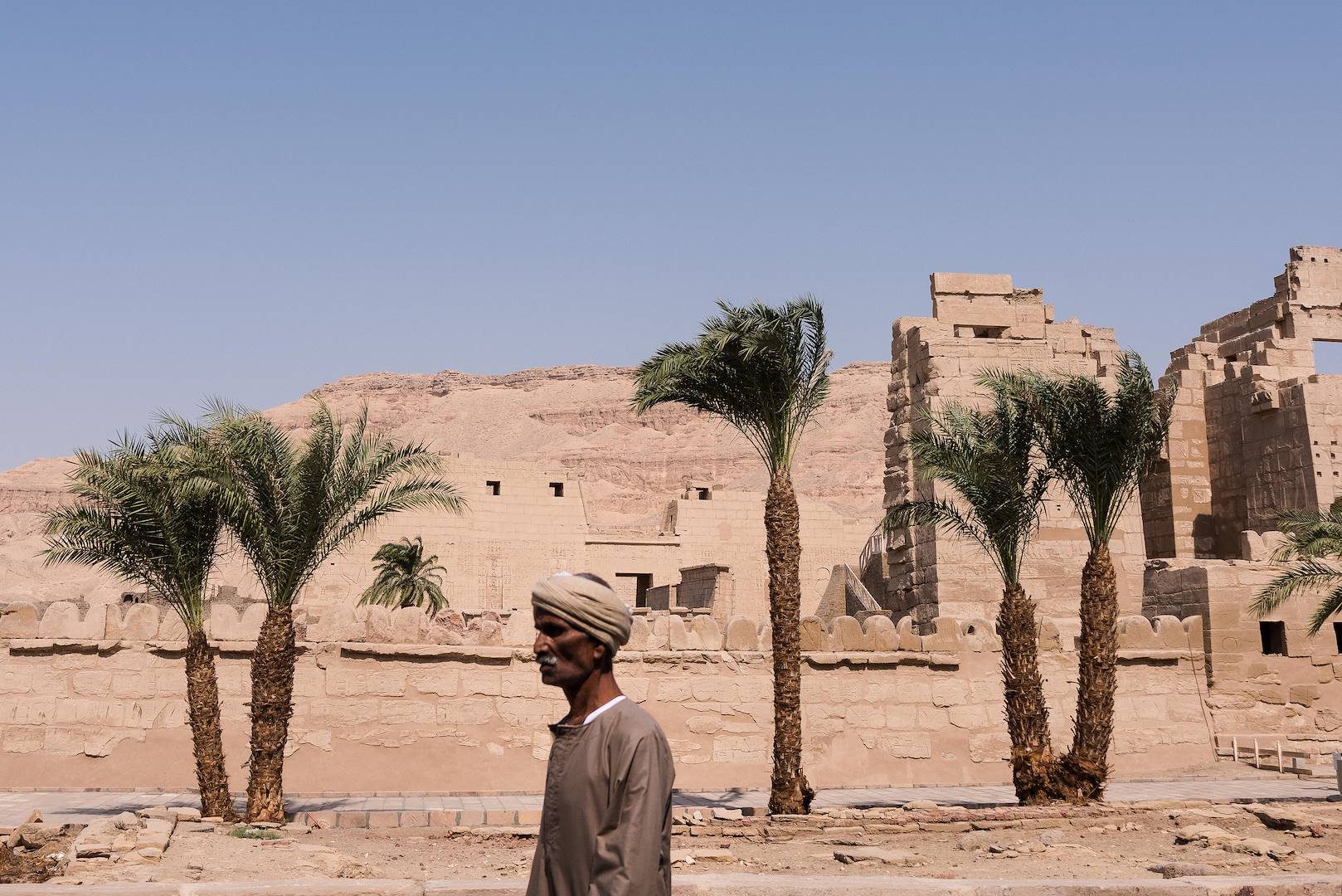 Vestiges de temples près de la Vallée des Rois - Égypte