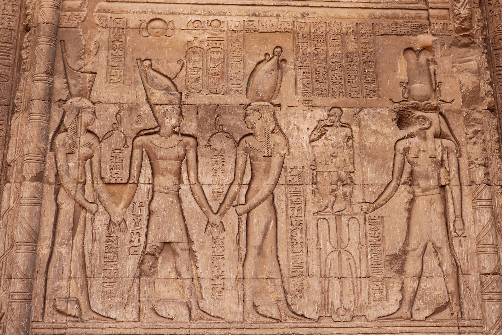 Détail du temple Kom Ombo - Assouan - Egypte