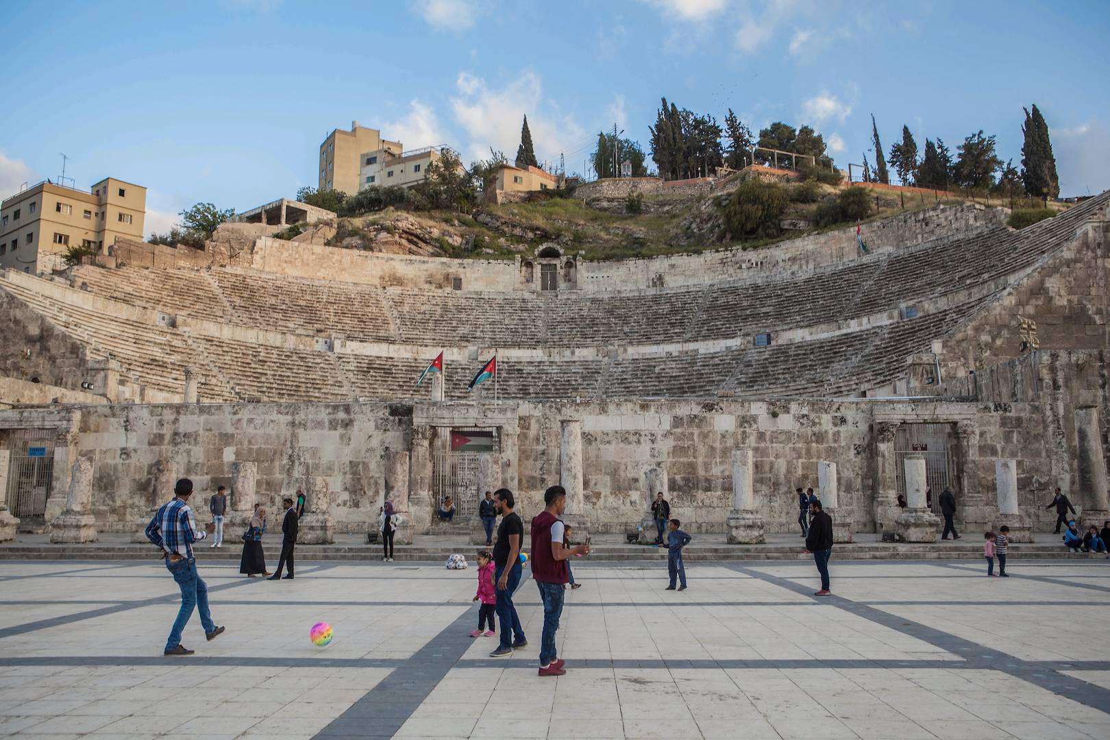 Découverte du théâtre romain de la ville - Amman - Jordanie