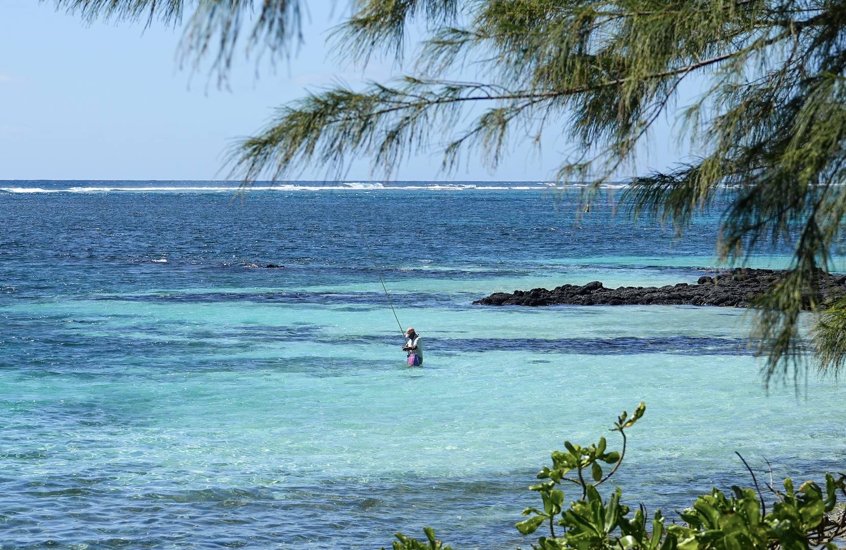 Pêcheur à Belle Mare - Île Maurice