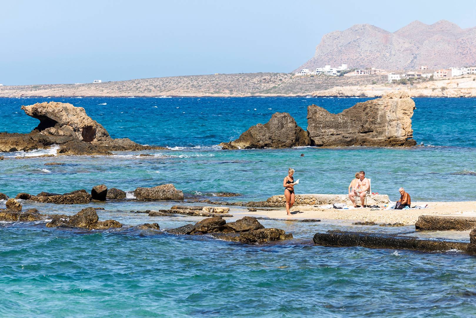 Baignade à La Canée - Crète - Grèce