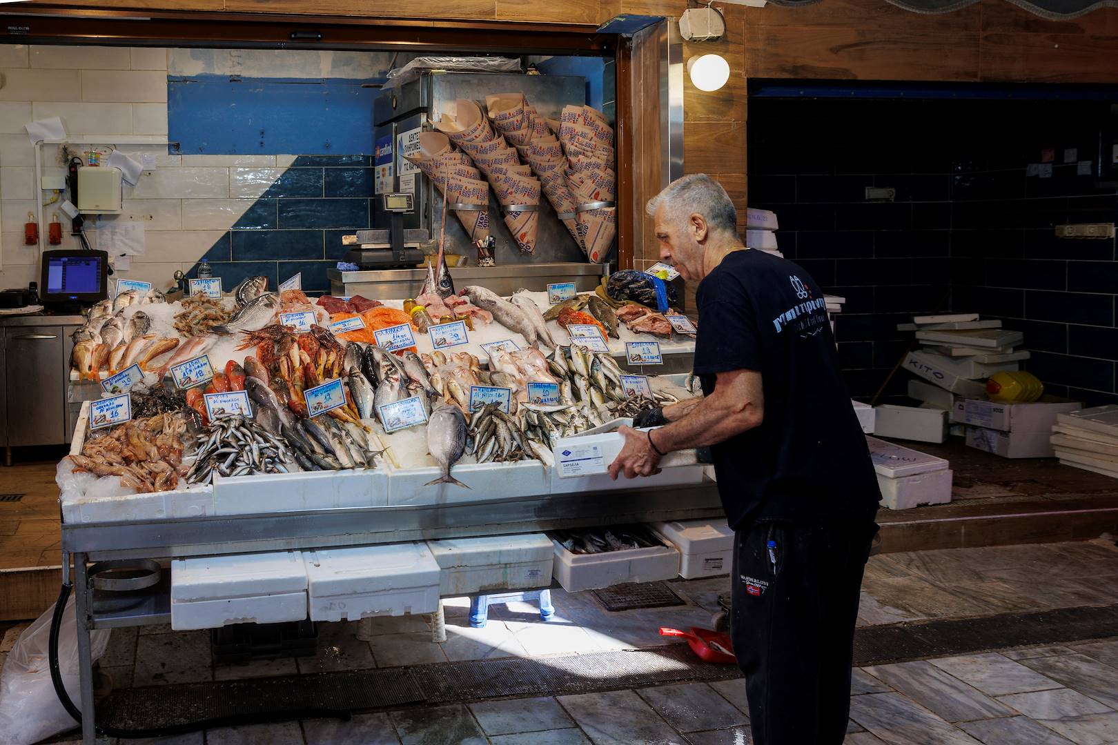 Poissonnerie à Héraklion - Crète - Grèce