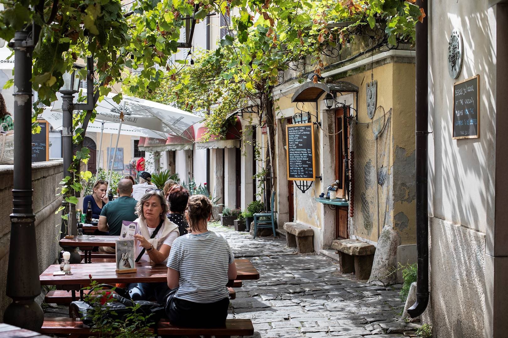 Fritolin Pri Cantini, restaurant de poissons et fruits de mer à Piran - Istrie - Slovénie