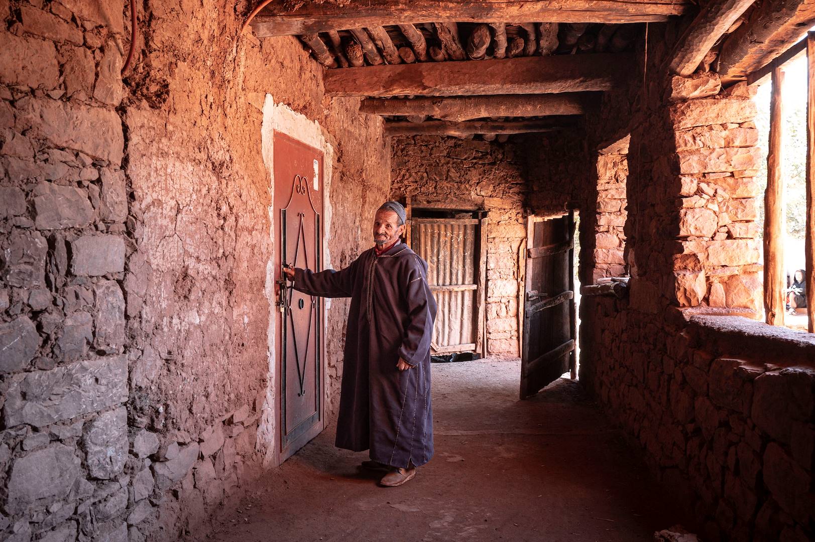 Village dans la vallée de l'Ameln - Tafraout - Maroc