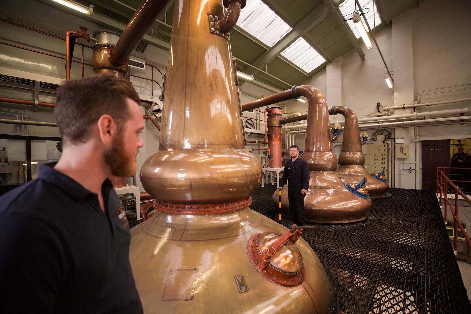 Distillerie de whisky sur l'île d'Islay - Ecosse - Royaume-Uni