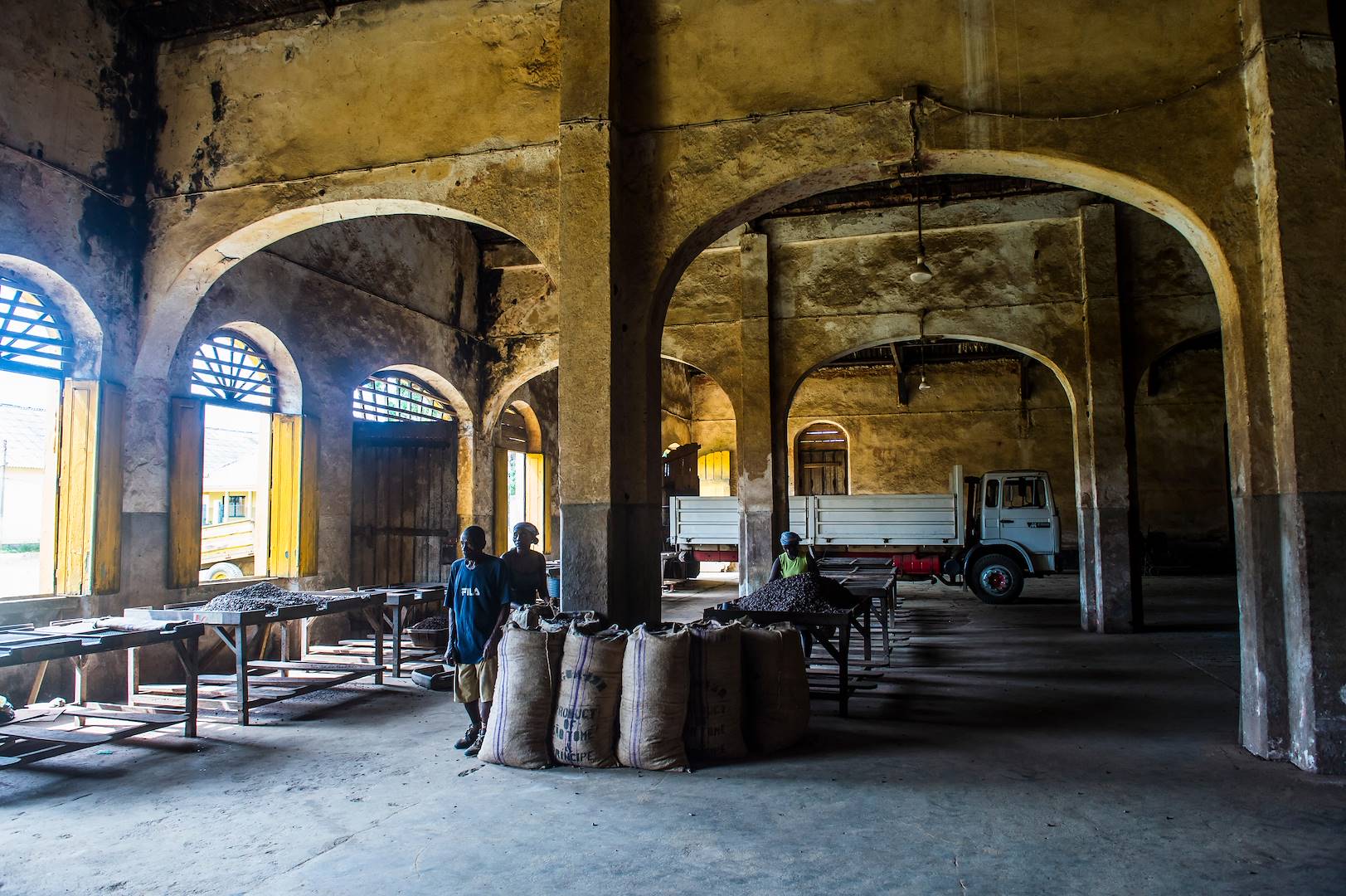 Roça Agua-Izé et sa plantation de cacao - Sao Tomé et Principe