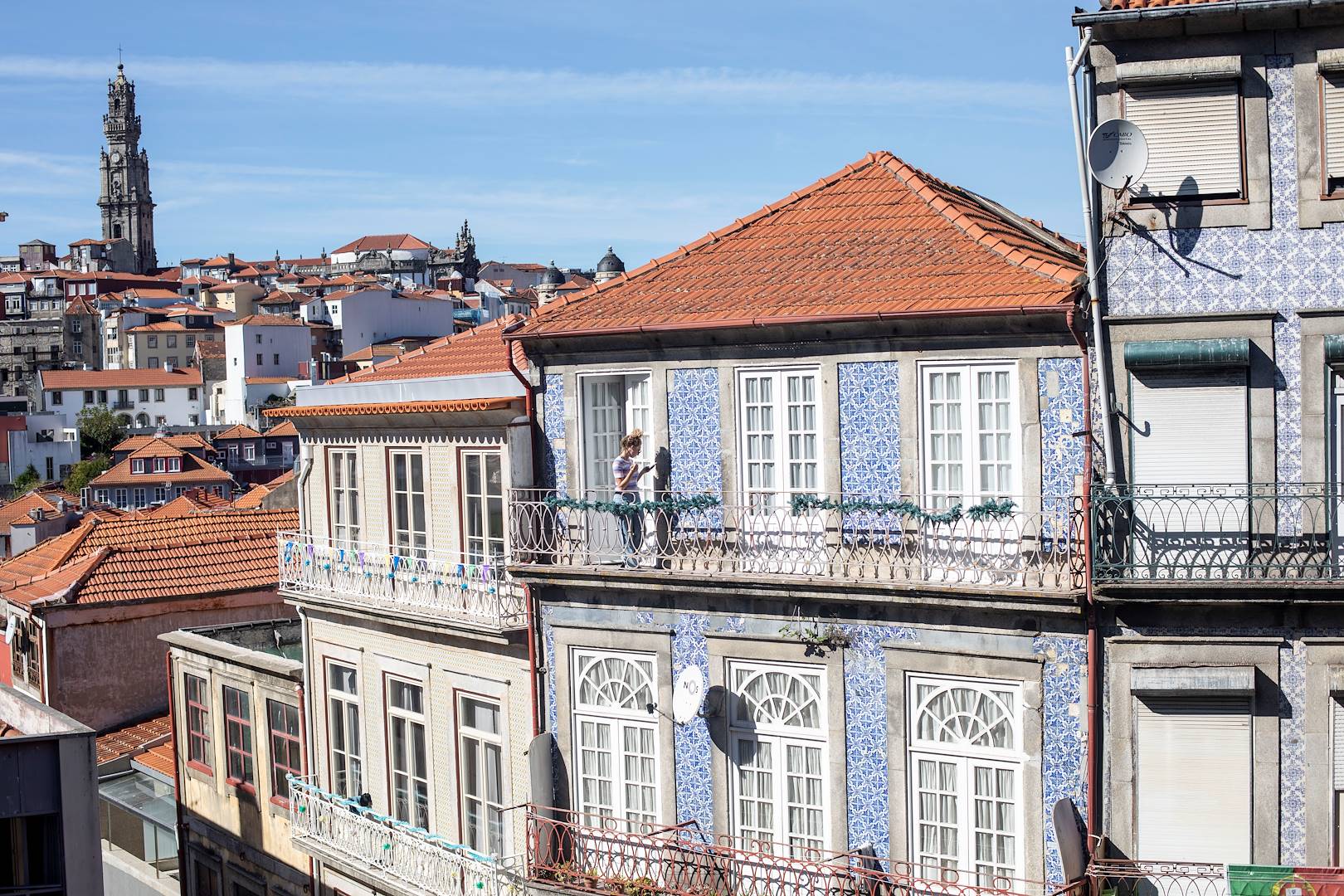 Azulejos dans le quartier de Ribeira - Porto - Portugal