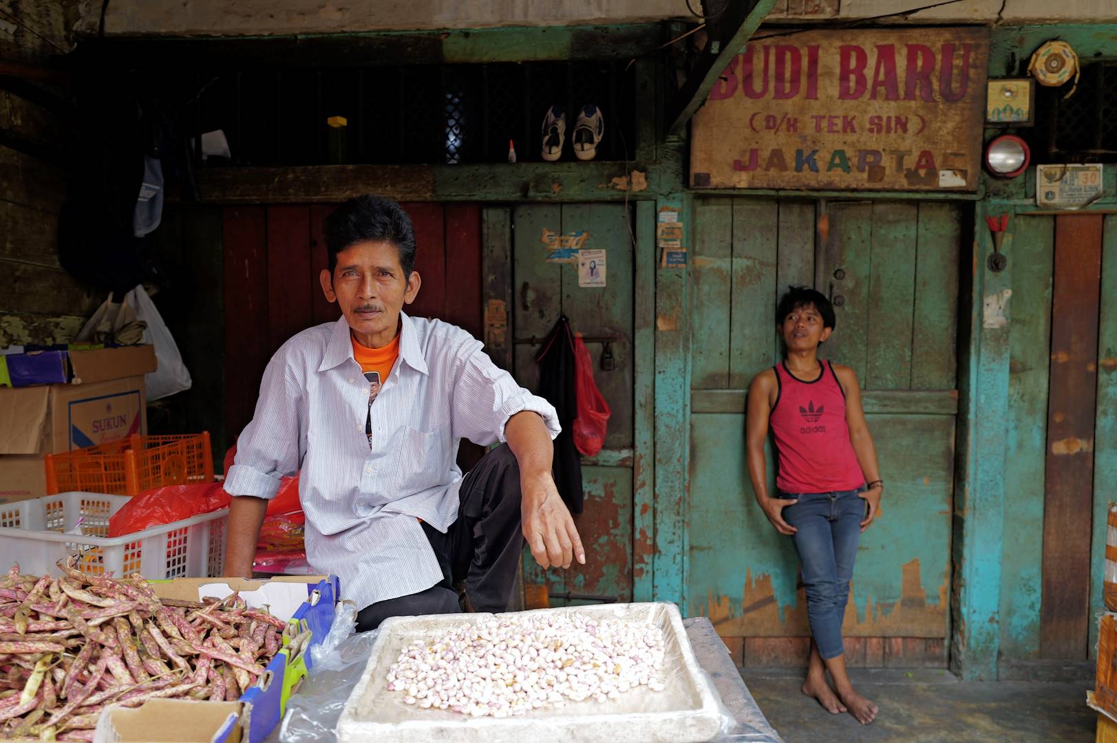 Marché à Glodok, le quartier chinois de Jakarta - Île de Java - Indonésie