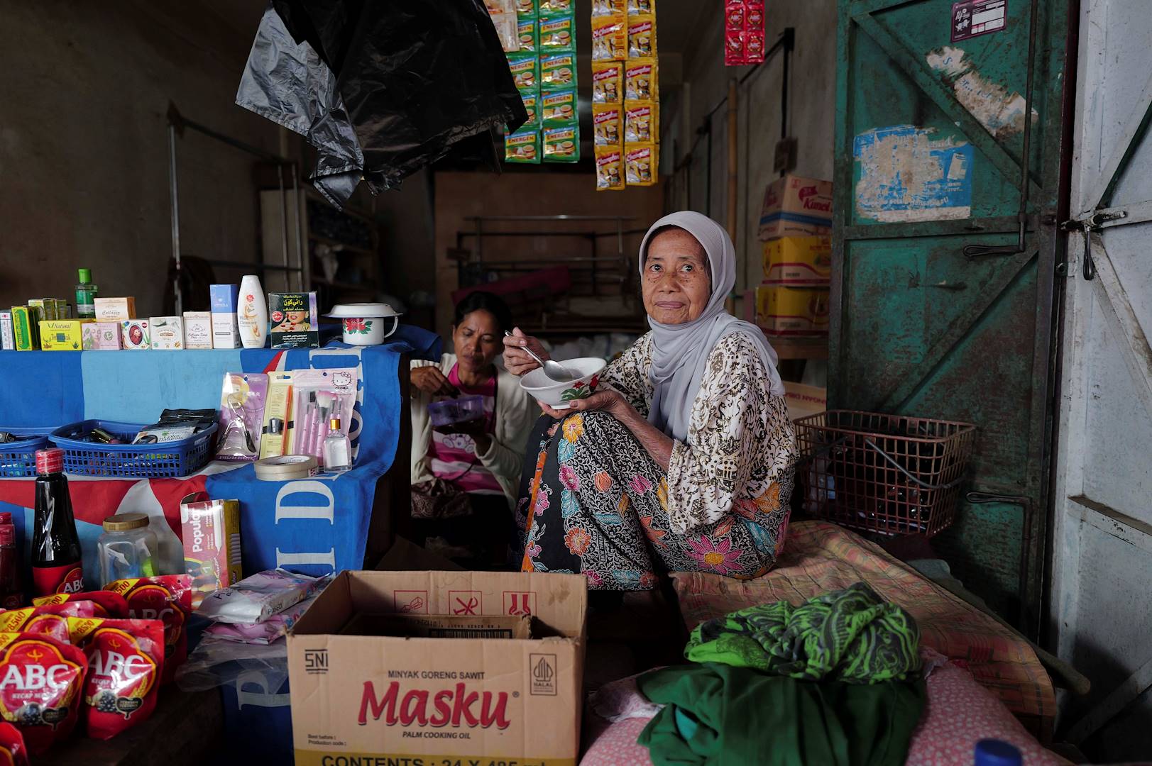 Scène de vie sur un marché de Berastagi - Sumatra - Indonésie
