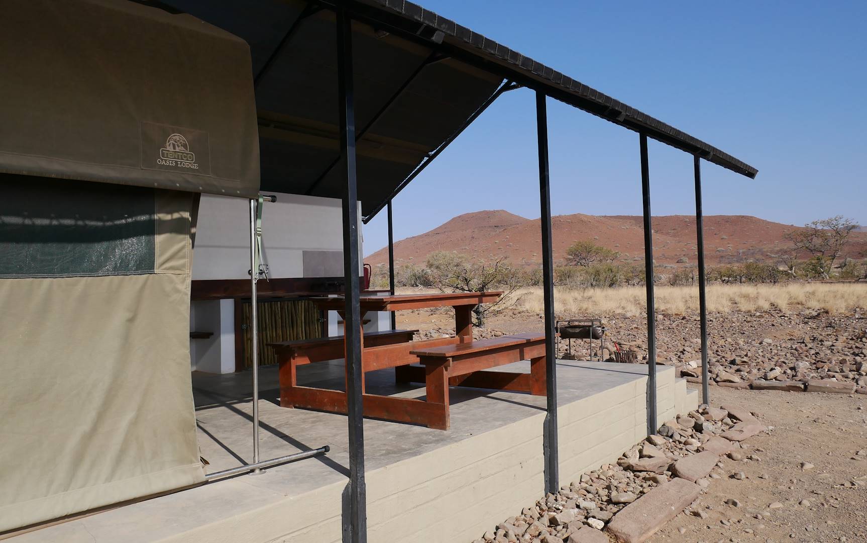 Votre tente à Palmwag - Namibie