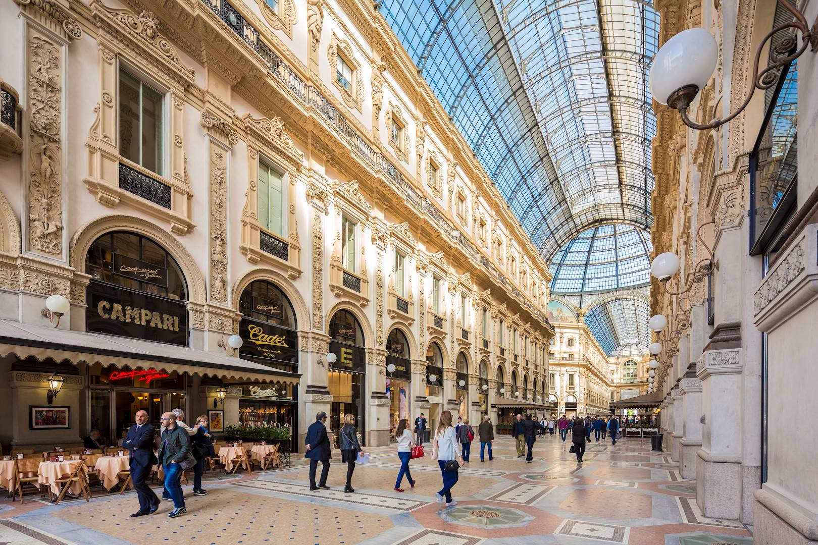 Galerie Vittorio Emanuele II à Milan - Lombardie - Italie