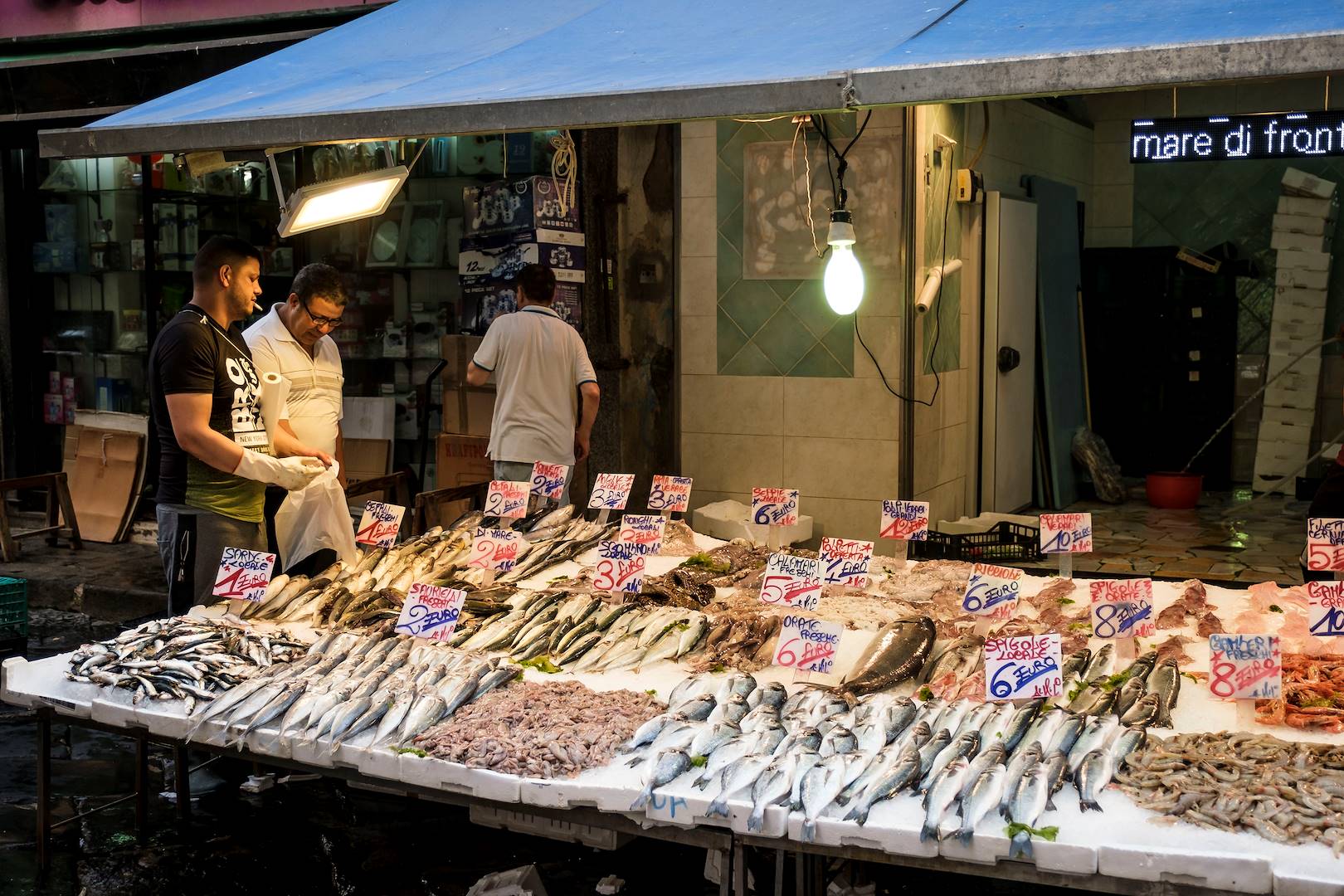 Marché aux poissons de Catane - Sicile - Italie