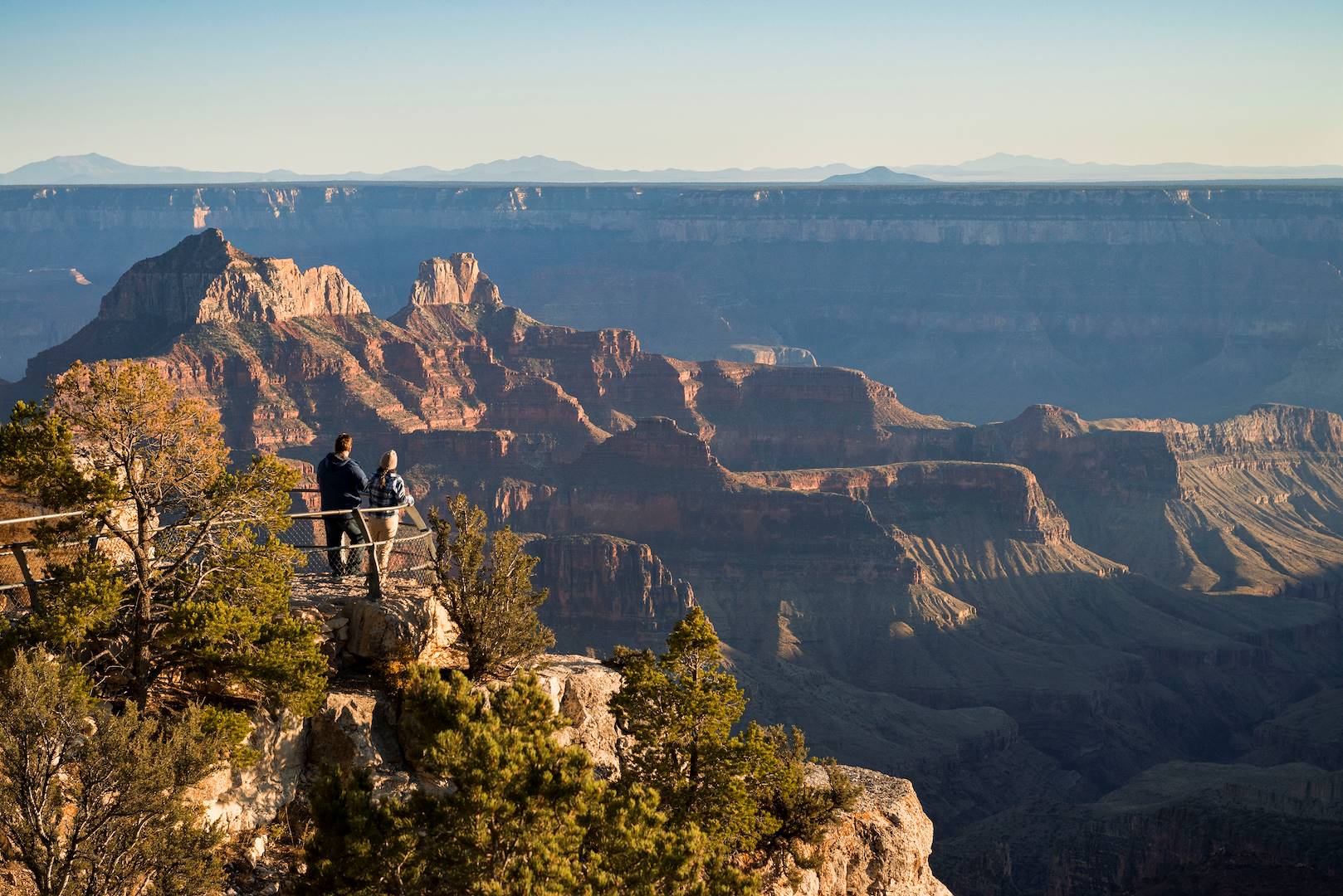 Le Grand Canyon, au coucher du soleil - North Grand Canyon - Arizona - Etats-Unis