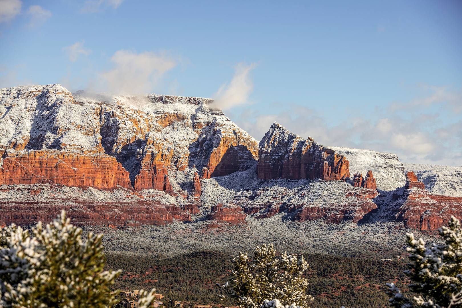 Sedona en hiver - Arizona - Etats-Unis