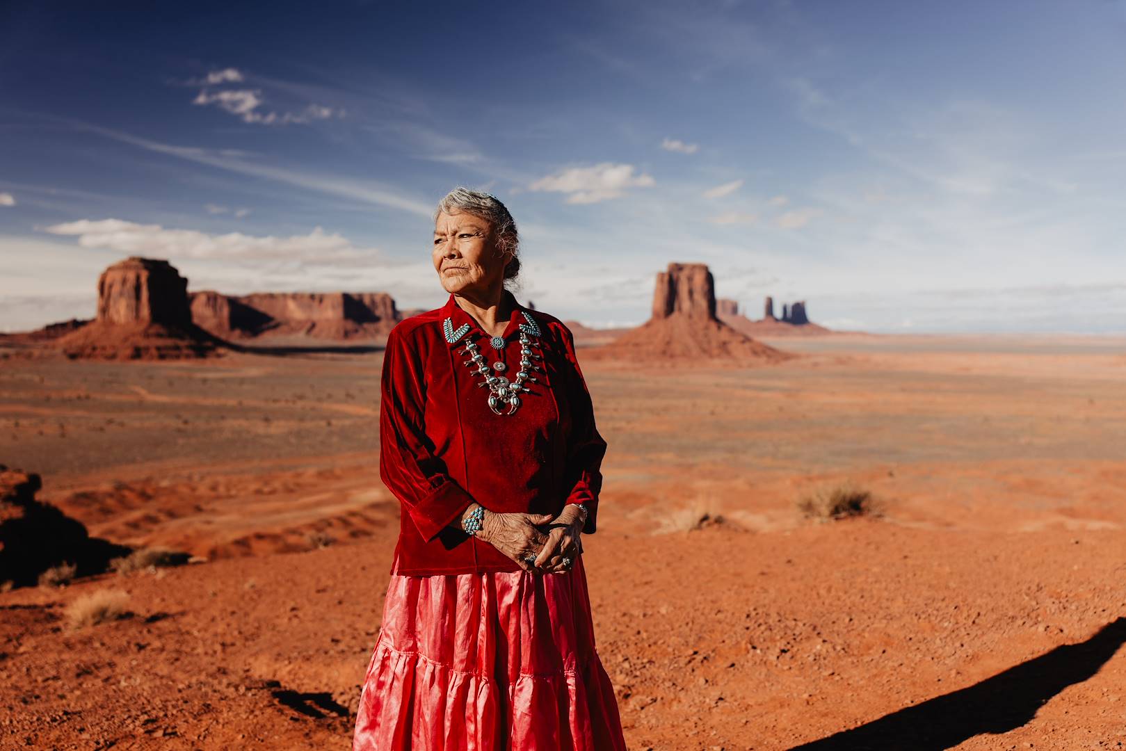 Femme Navajo à Monument Valley - Arizona - Etats-Unis