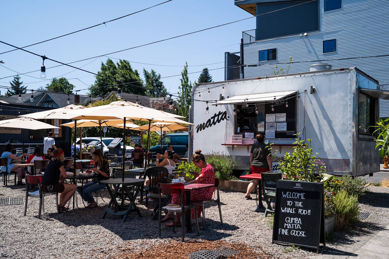 Food trucks à Portland - Oregon - Etats-Unis