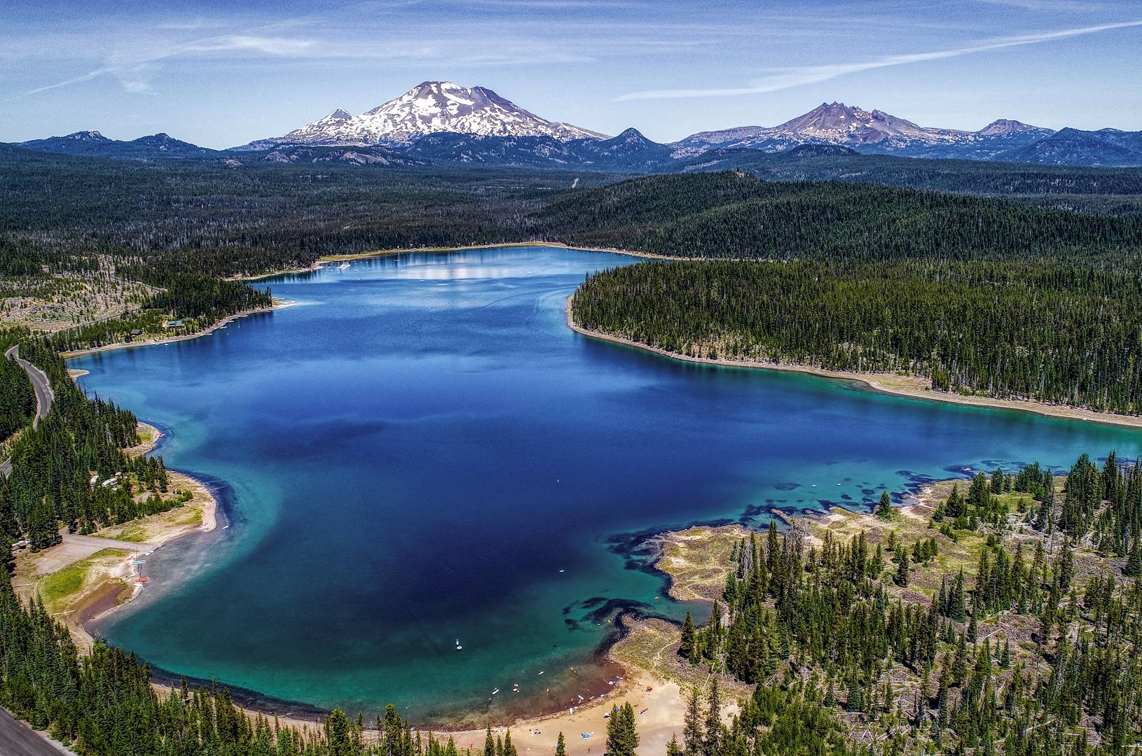 Elk Lake dans la forêt Deschutes - Oregon - Etats-Unis
