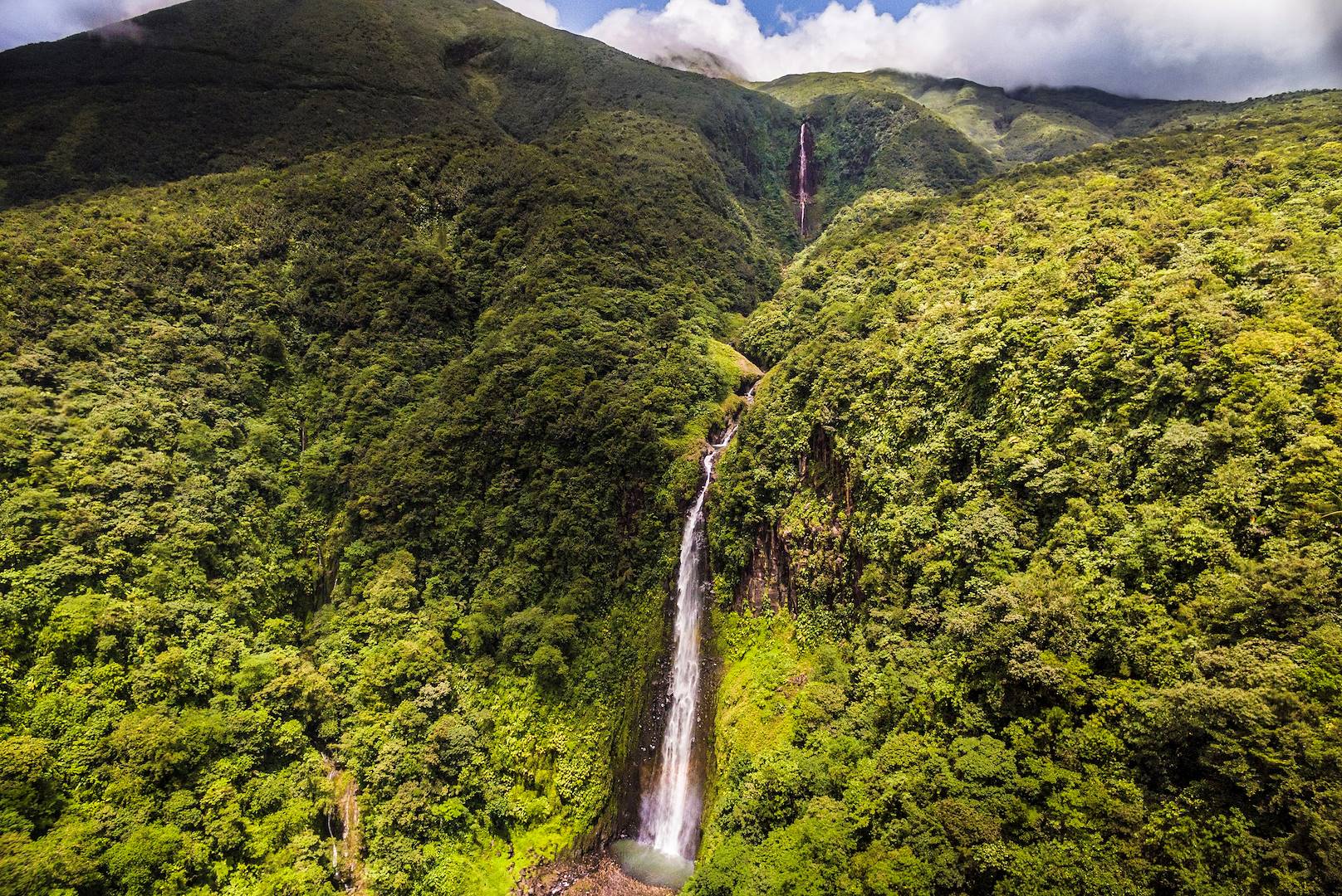 Deuxième chute du Carbet - Parc national de la Guadeloupe - Basse Terre - Guadeloupe