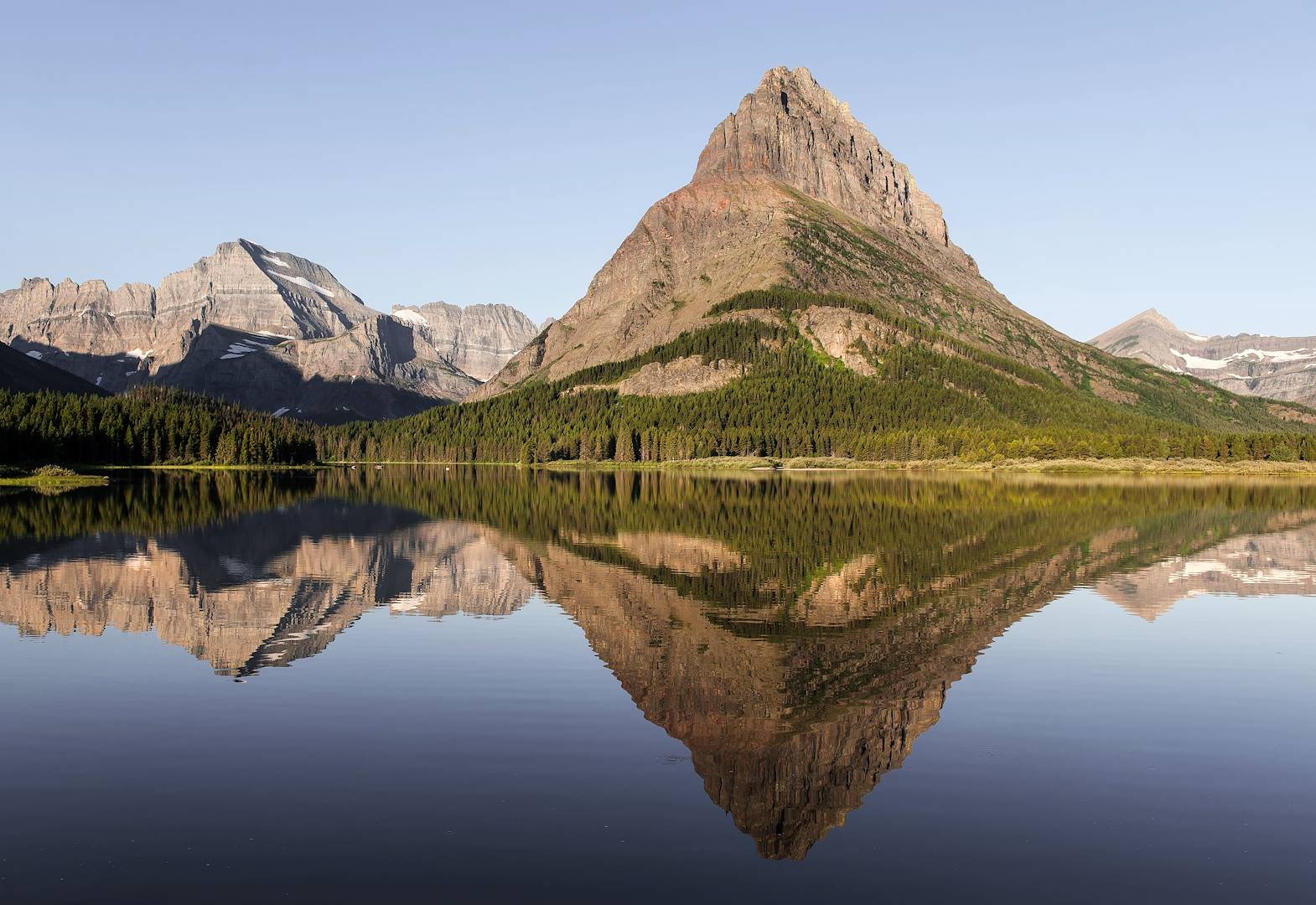 Swiftcurrent Lake - Parc national Glacier - Montana - Etats-Unis