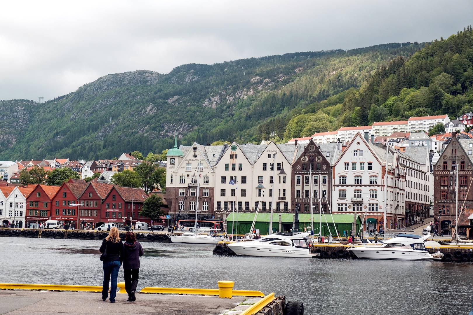 Dans le quartier de Bryggen - Bergen - Norvège