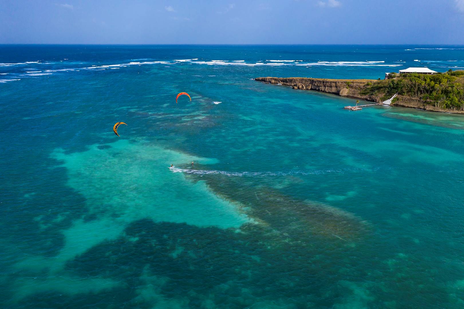 Baignoire de Joséphine entre l'îlet Oscar et l'îlet Thierry - Martinique
