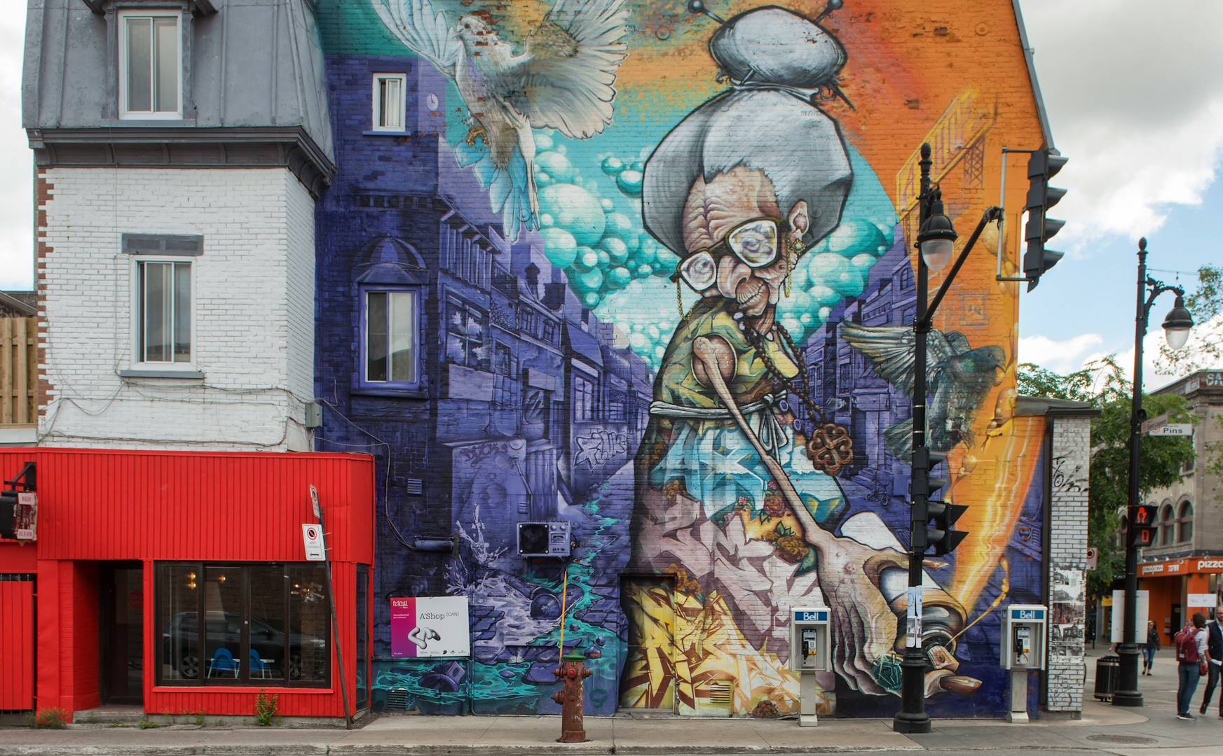 Street Art dans les rues de Montréal - Plateau Mont Royal - Montréal - Québec - Canada