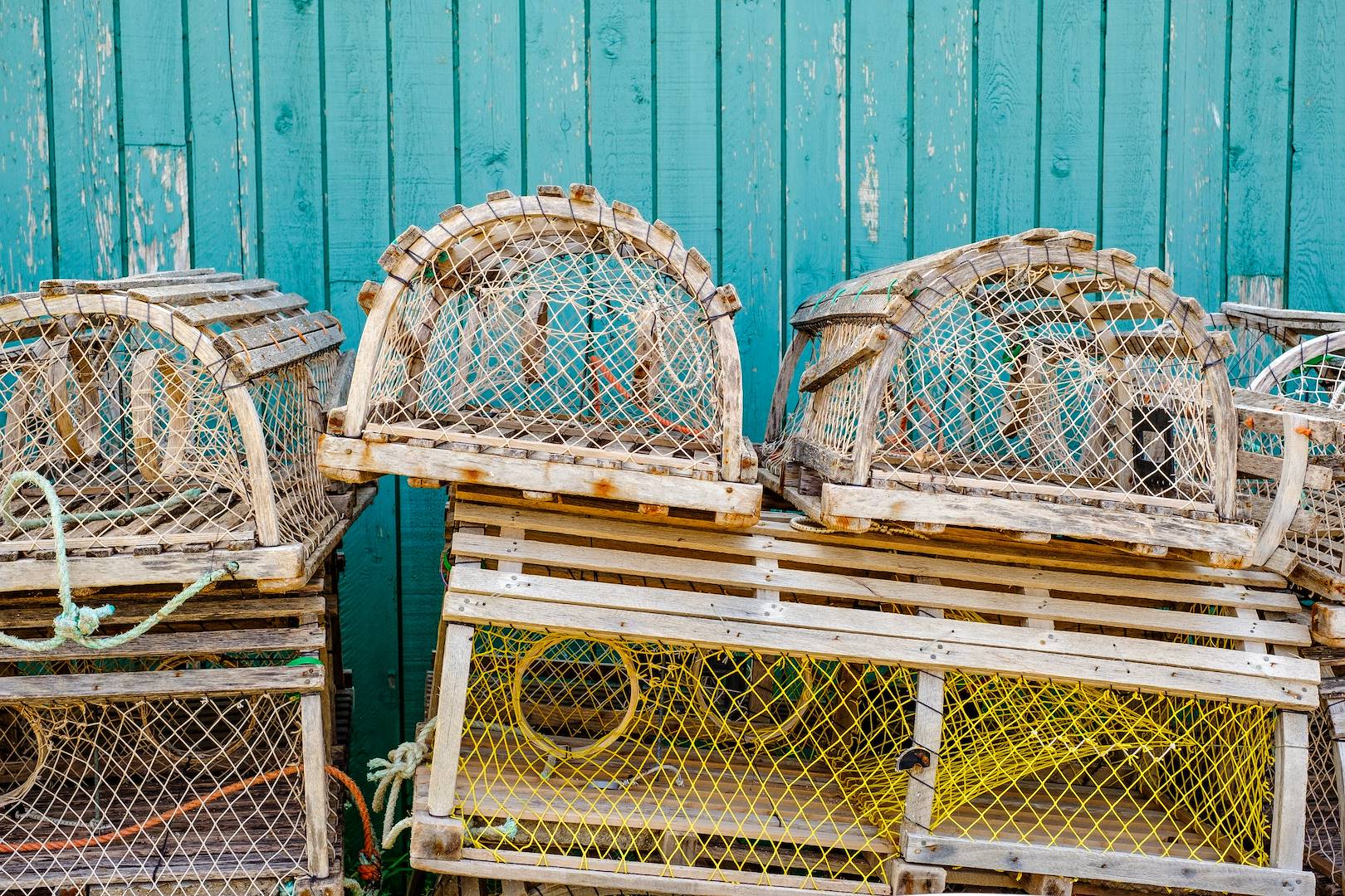 Casiers à homards - Gaspésie - Québec - Canada