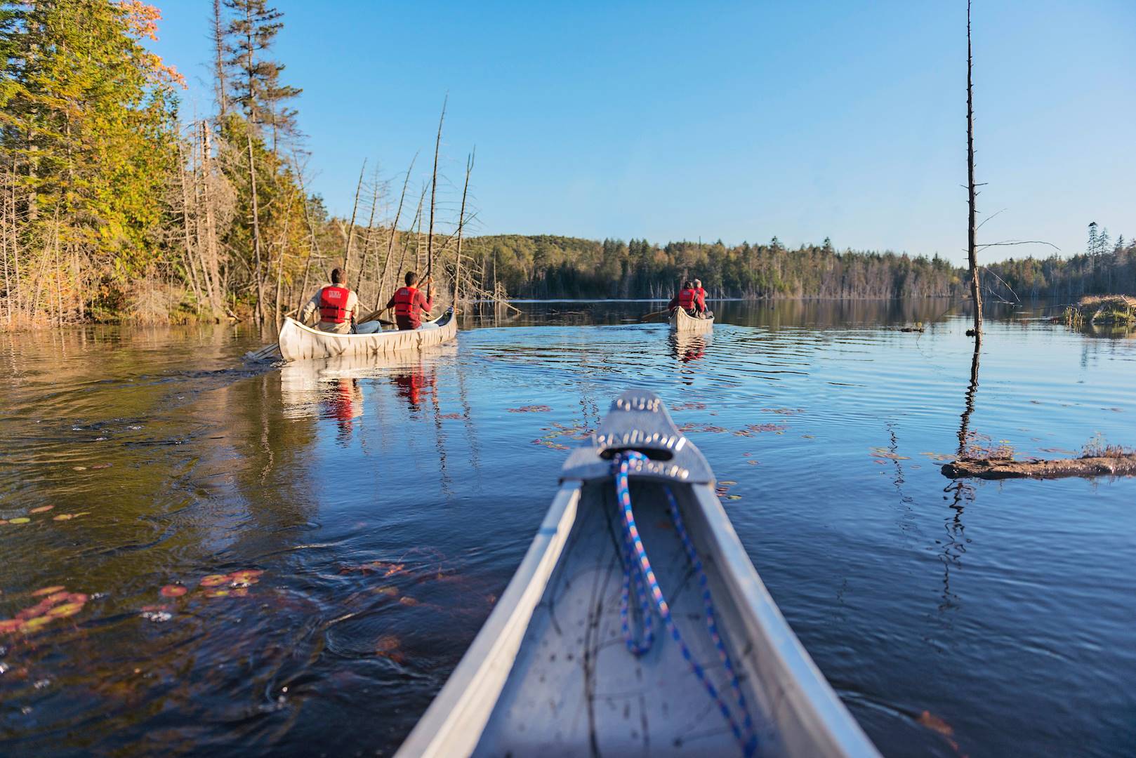Balade en canoë amérindien - Rawdon - Québec - Canada