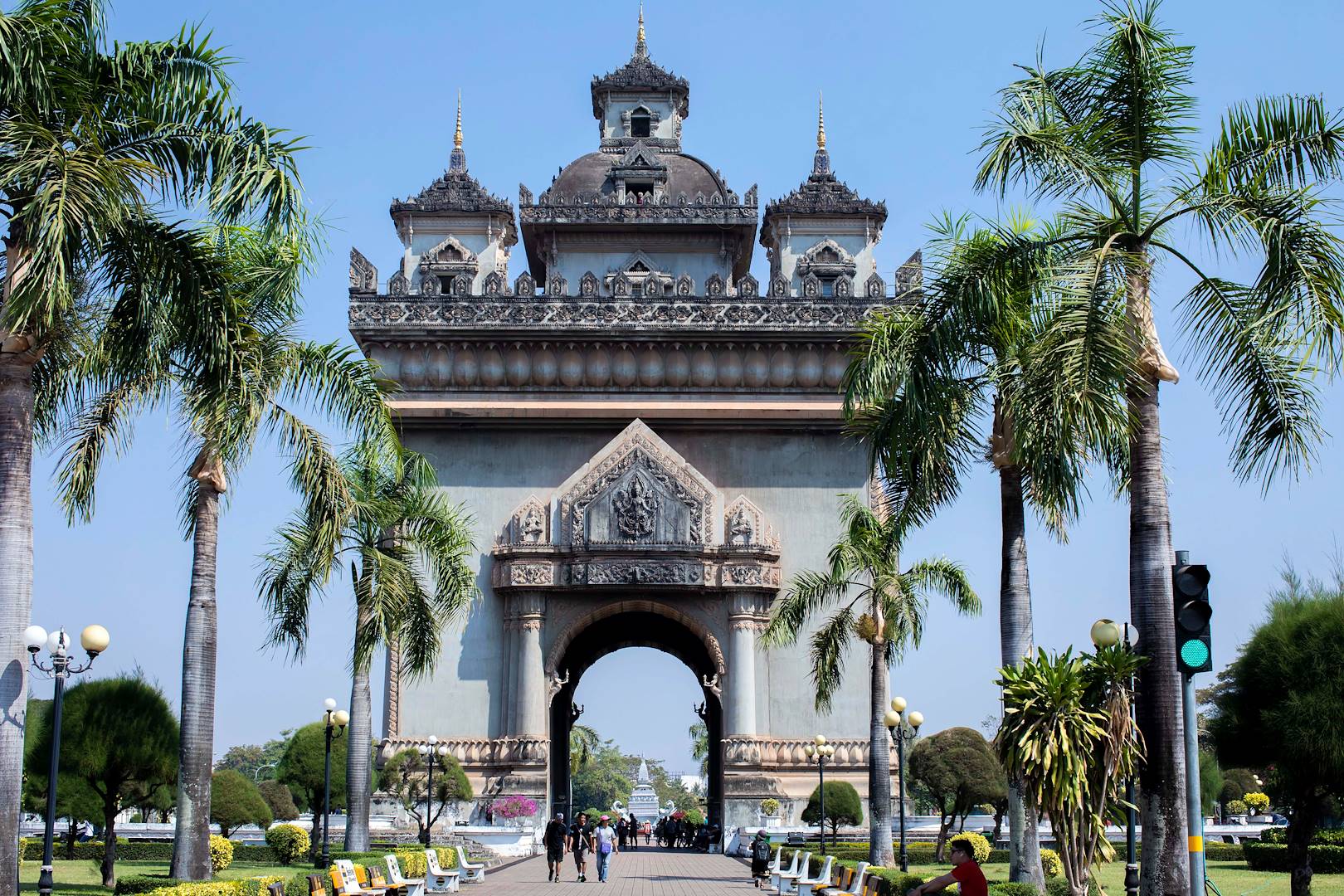 Le monument Patuxai - Vientiane - Laos
