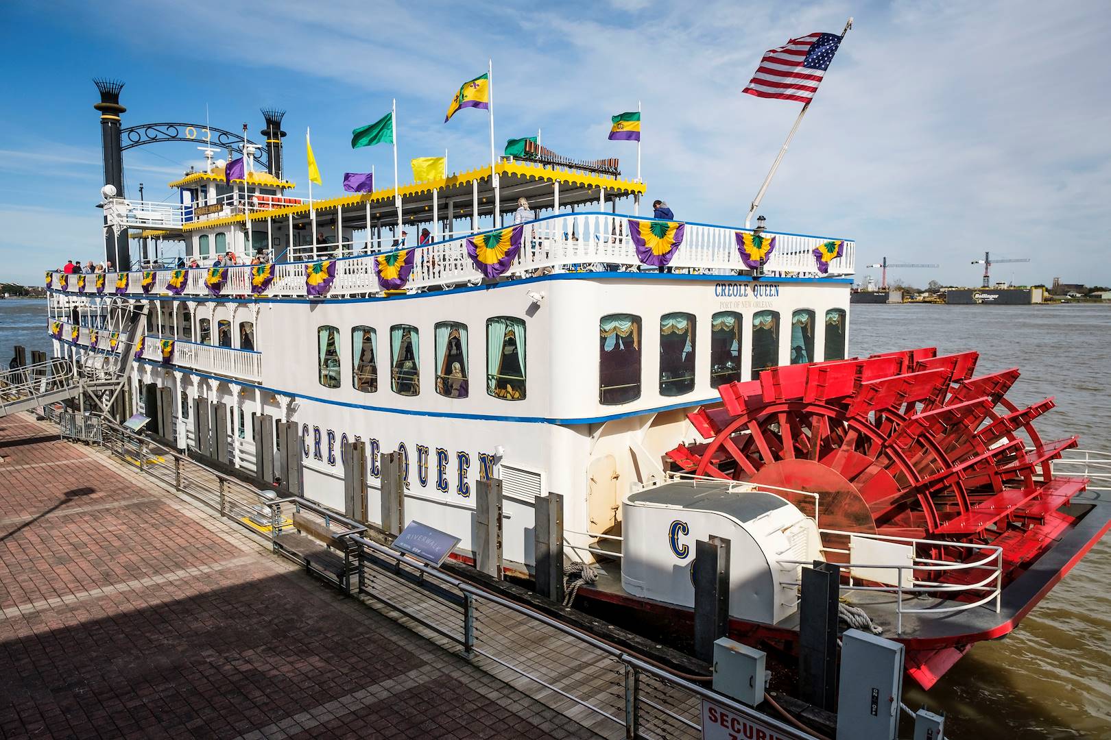 Traversée du Mississippi à bord d'un bateau à vapeur - Nouvelle Orléans - Louisiane - Etats Unis