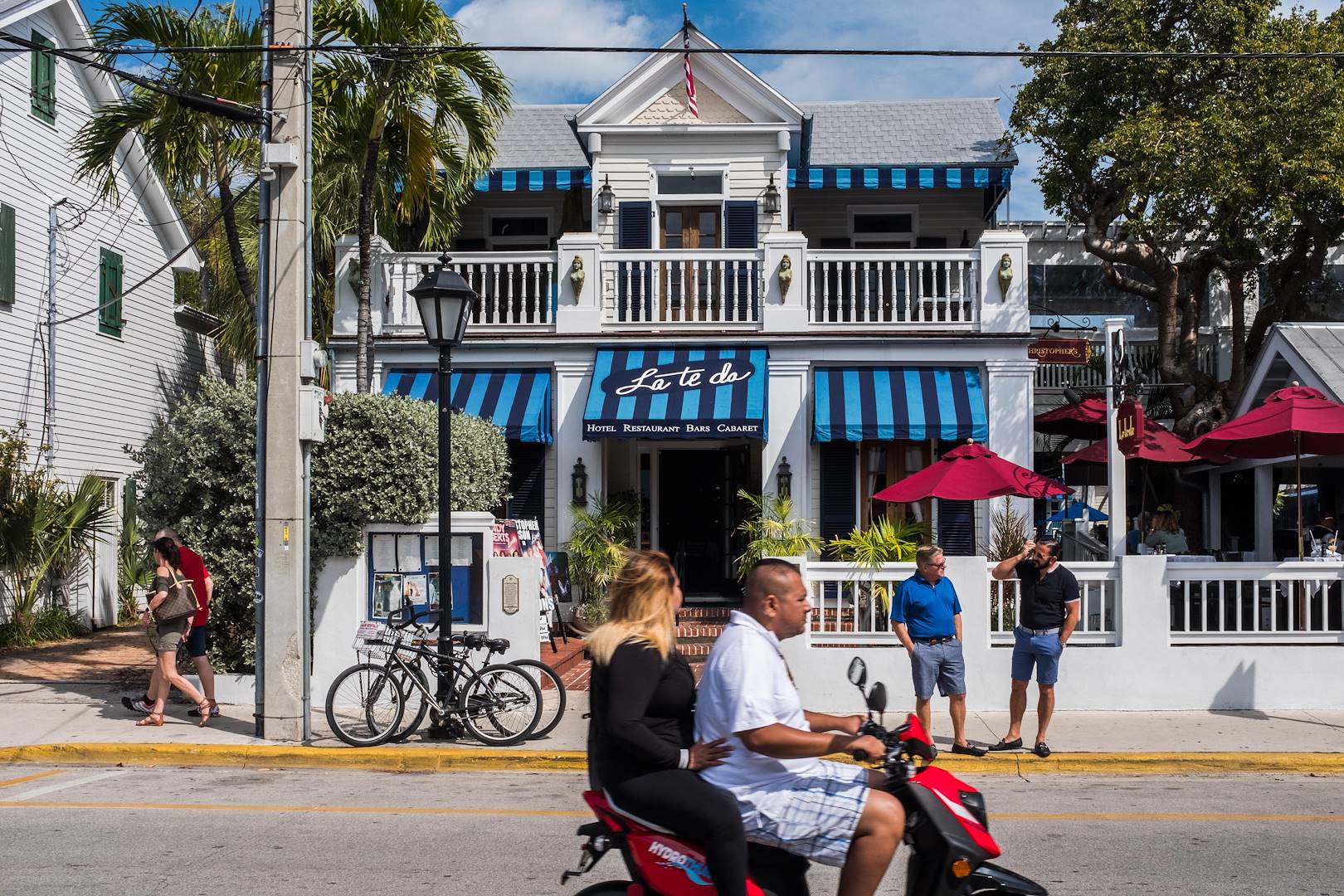 Scène de vie dans les rues de Key West - Floride - Etats-Unis