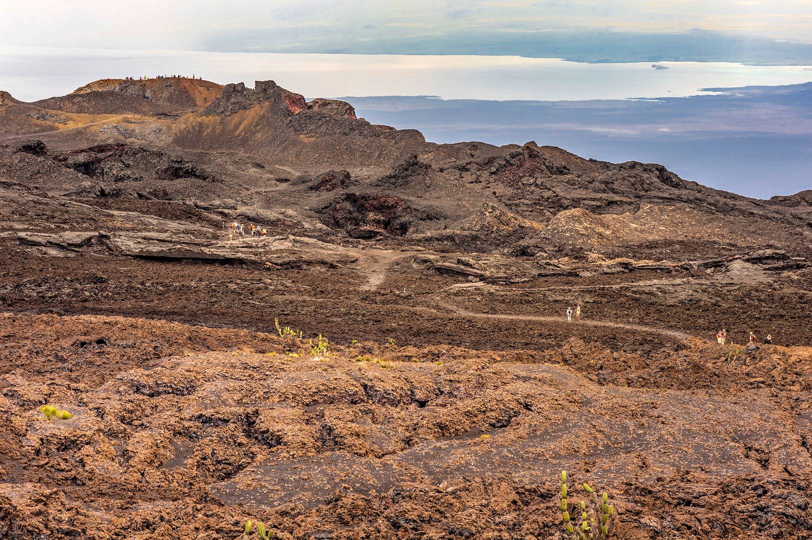 Randonnée sur le volcan Chico - Île d'Isabela - Galapagos - Equateur