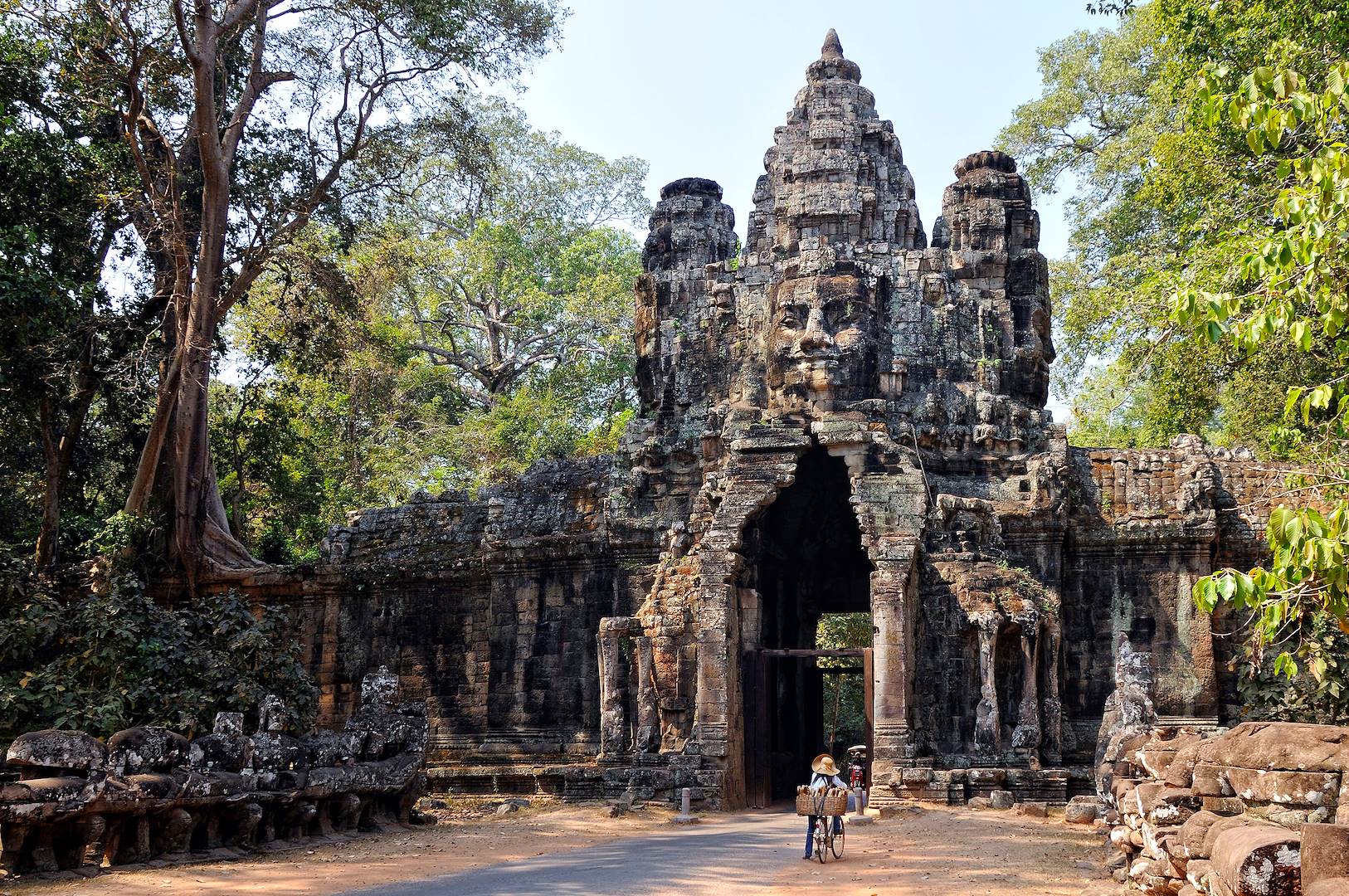 Porte d'Angkor Thom - Siem Reap - Cambodge