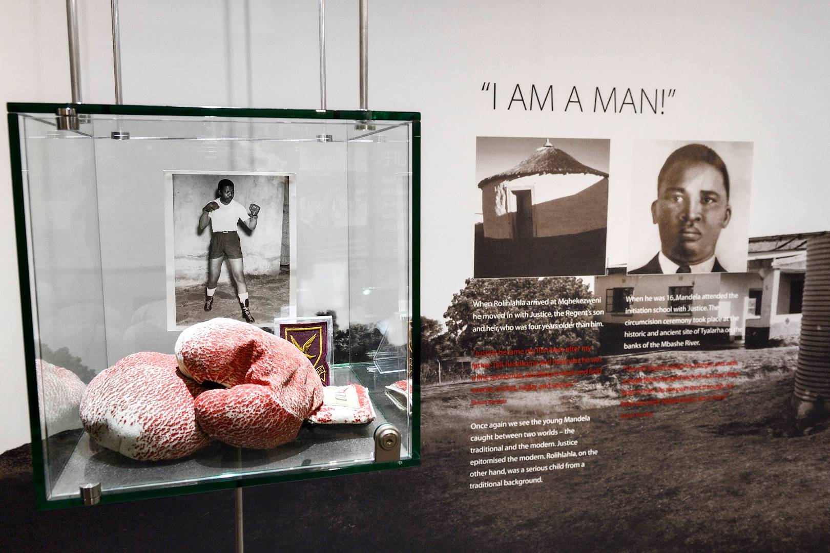 Exposition sur Nelson Mandela au musée de l'Apartheid - Johannesburg - Afrique du Sud