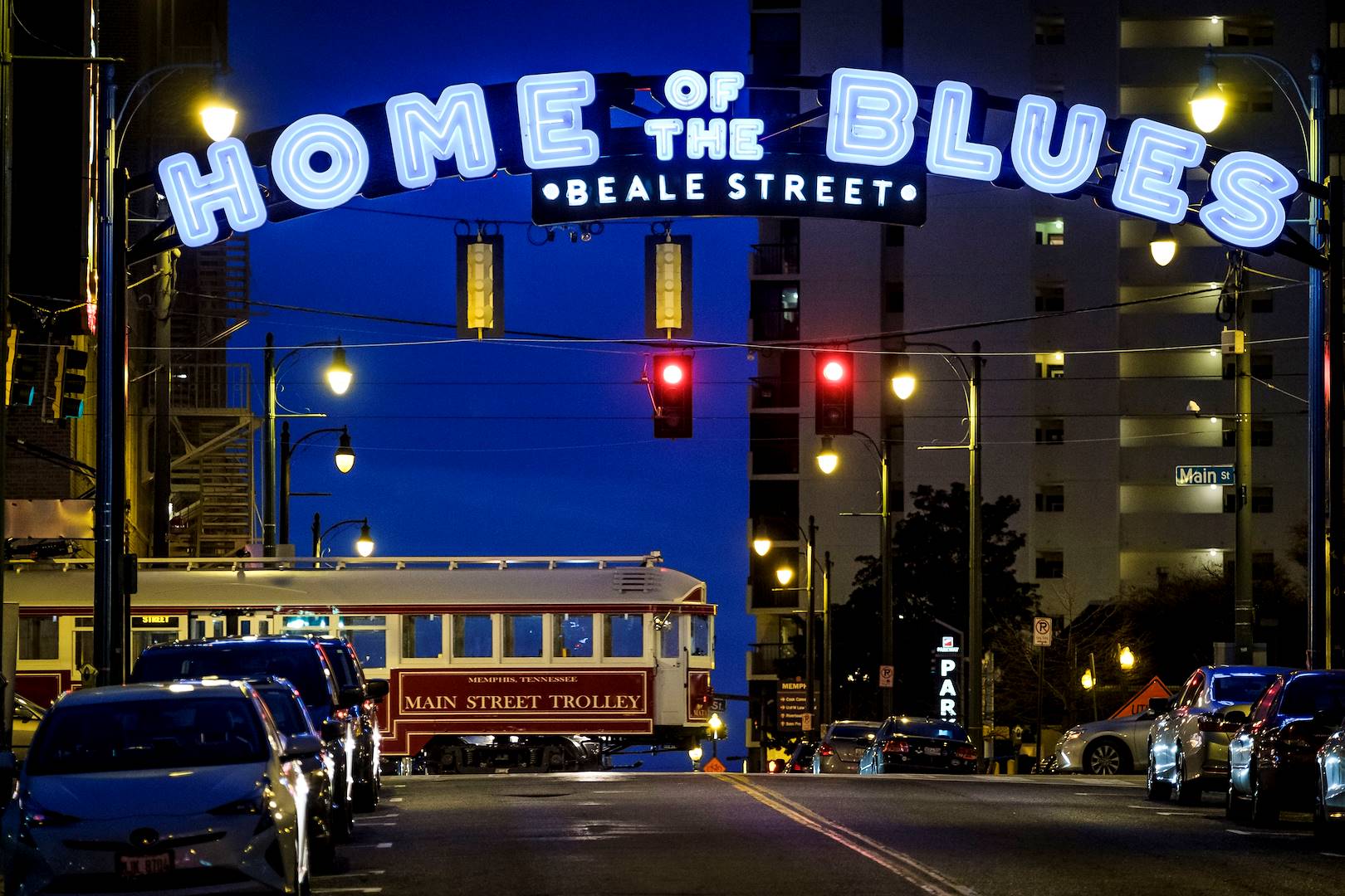Beale Street, la légendaire rue du Blues - Memphis - Tennessee - Etats Unis