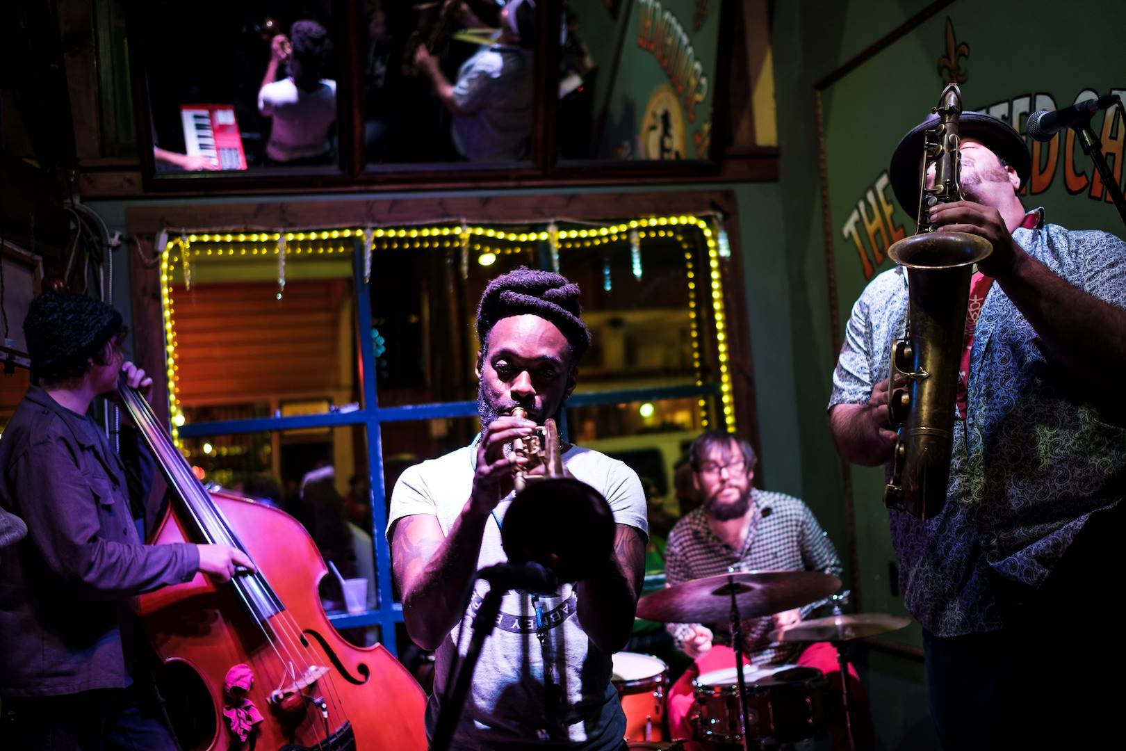 Concert de jazz dans un club - Nouvelle Orléans - Louisiane - Etats Unis