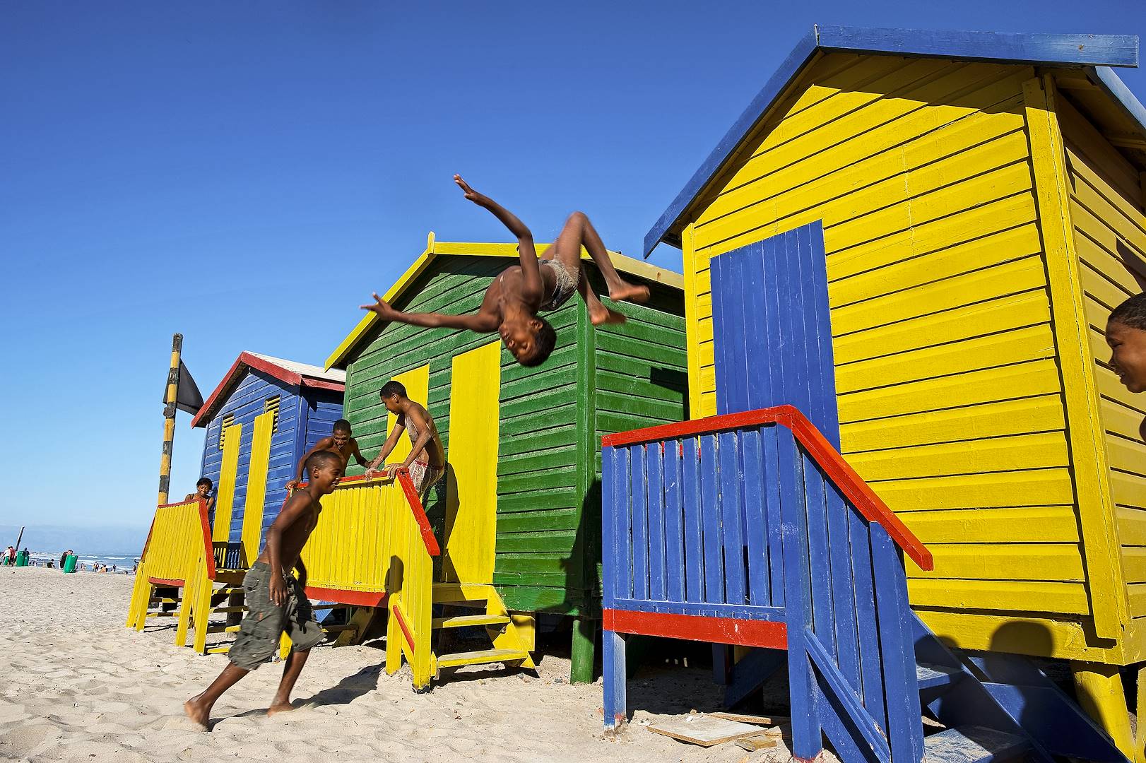 Cabines de plage de Muizenberg - Province du Cap-Occidental - Afrique du Sud