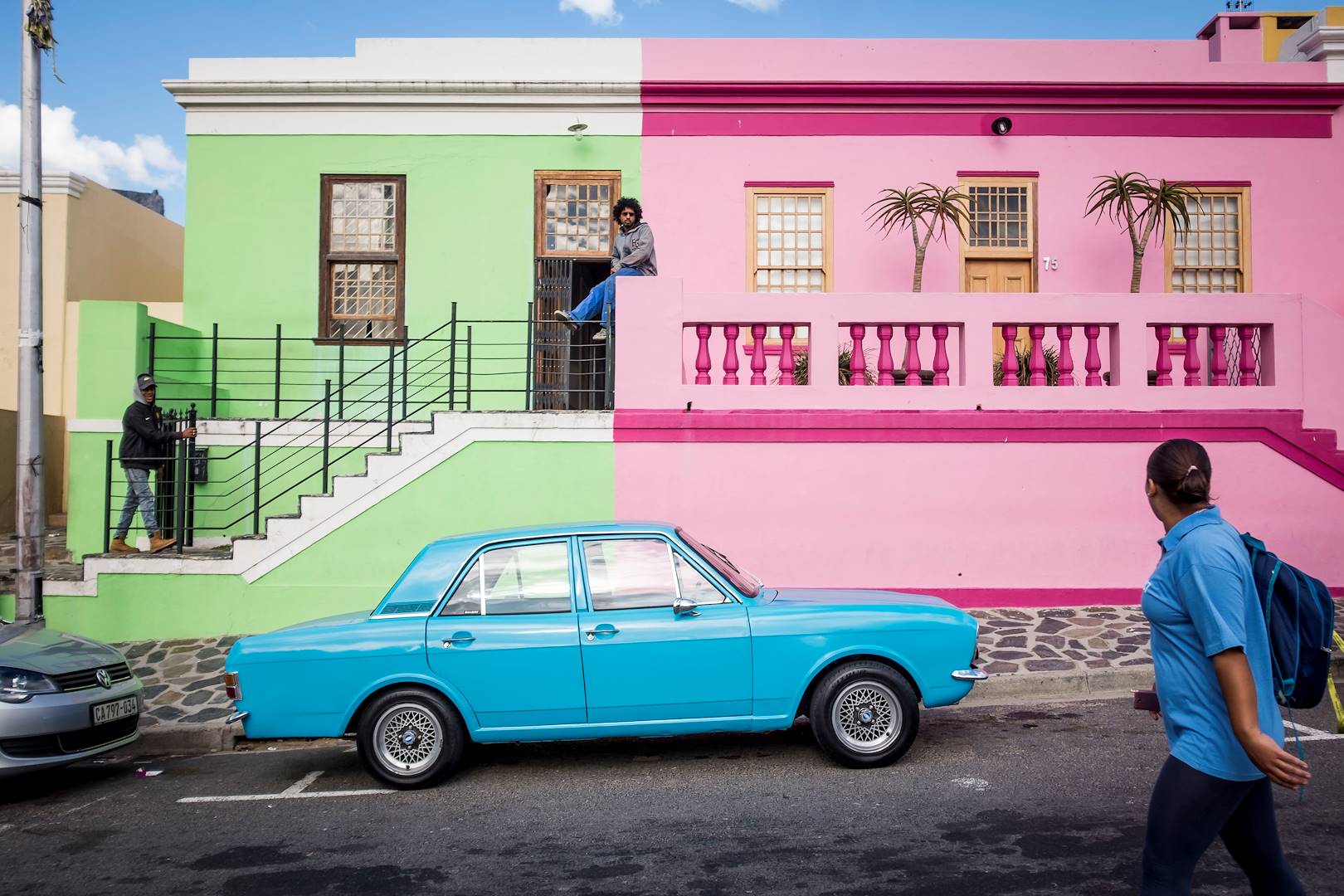 Dans les rues colorées de Bo-Kaap, le quartier malais du Cap - Le Cap - Afrique du Sud