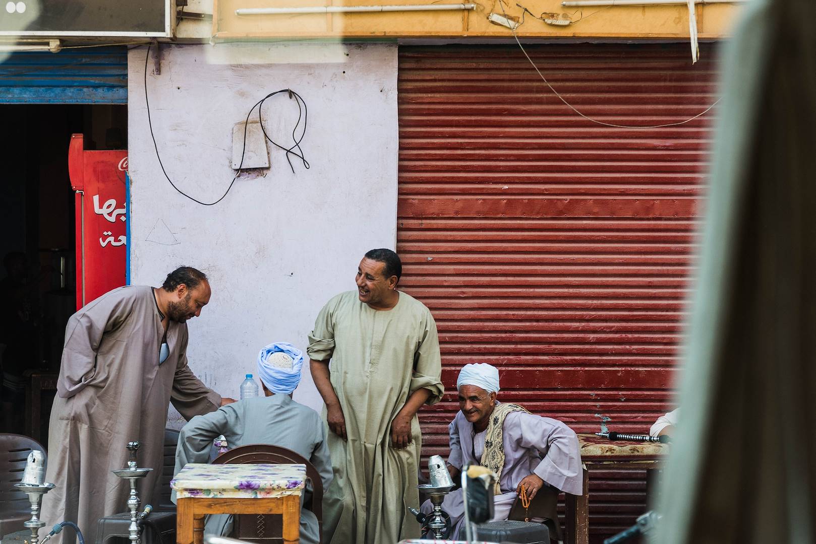 Scène de vie dans les rues d'Alexandrie - Egypte
