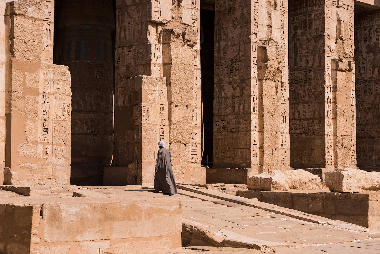 La cité Médinet Habou - Louxor - Égypte