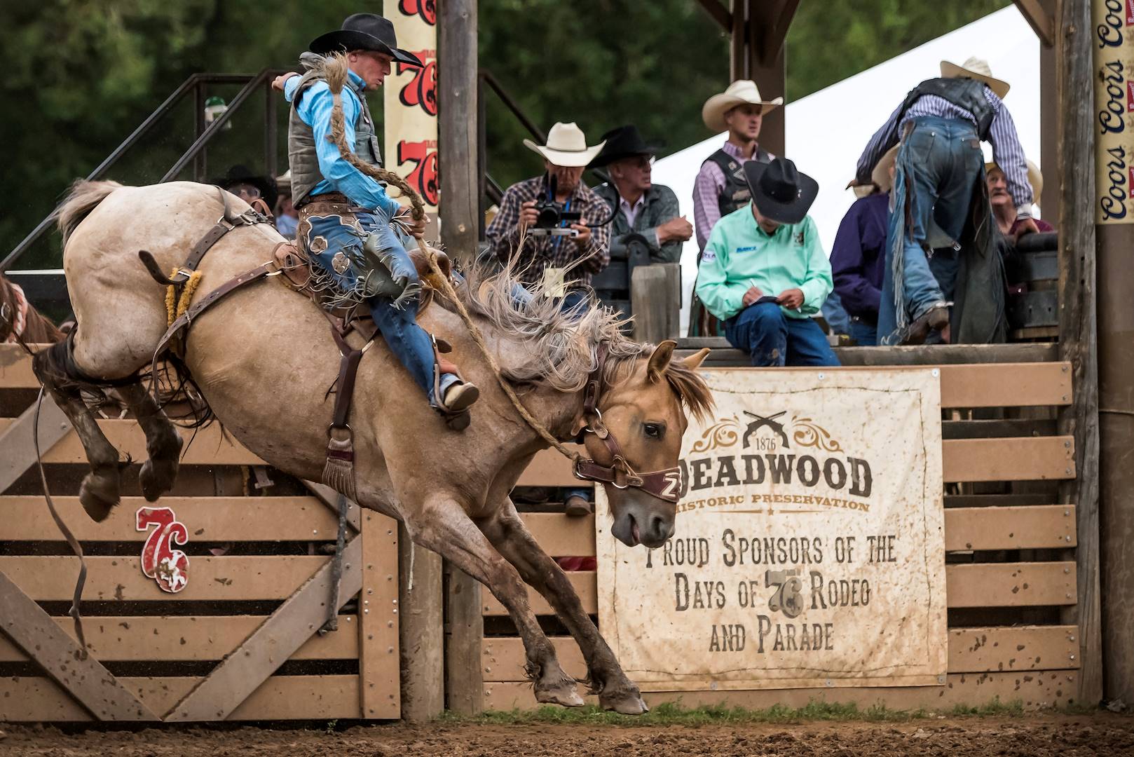 Spectacle de rodéo à Deadwood - Dakota du Sud - Etats-Unis
