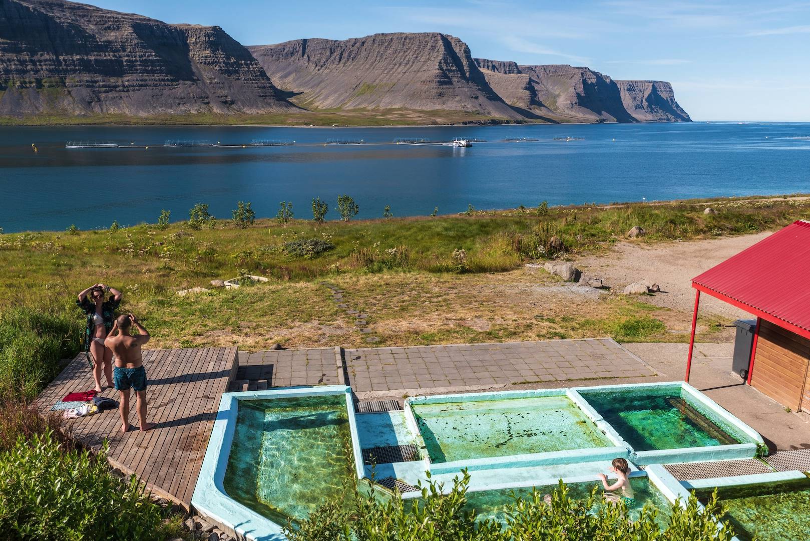 Bain chaud de Pollurinn - Westfjords - Islande