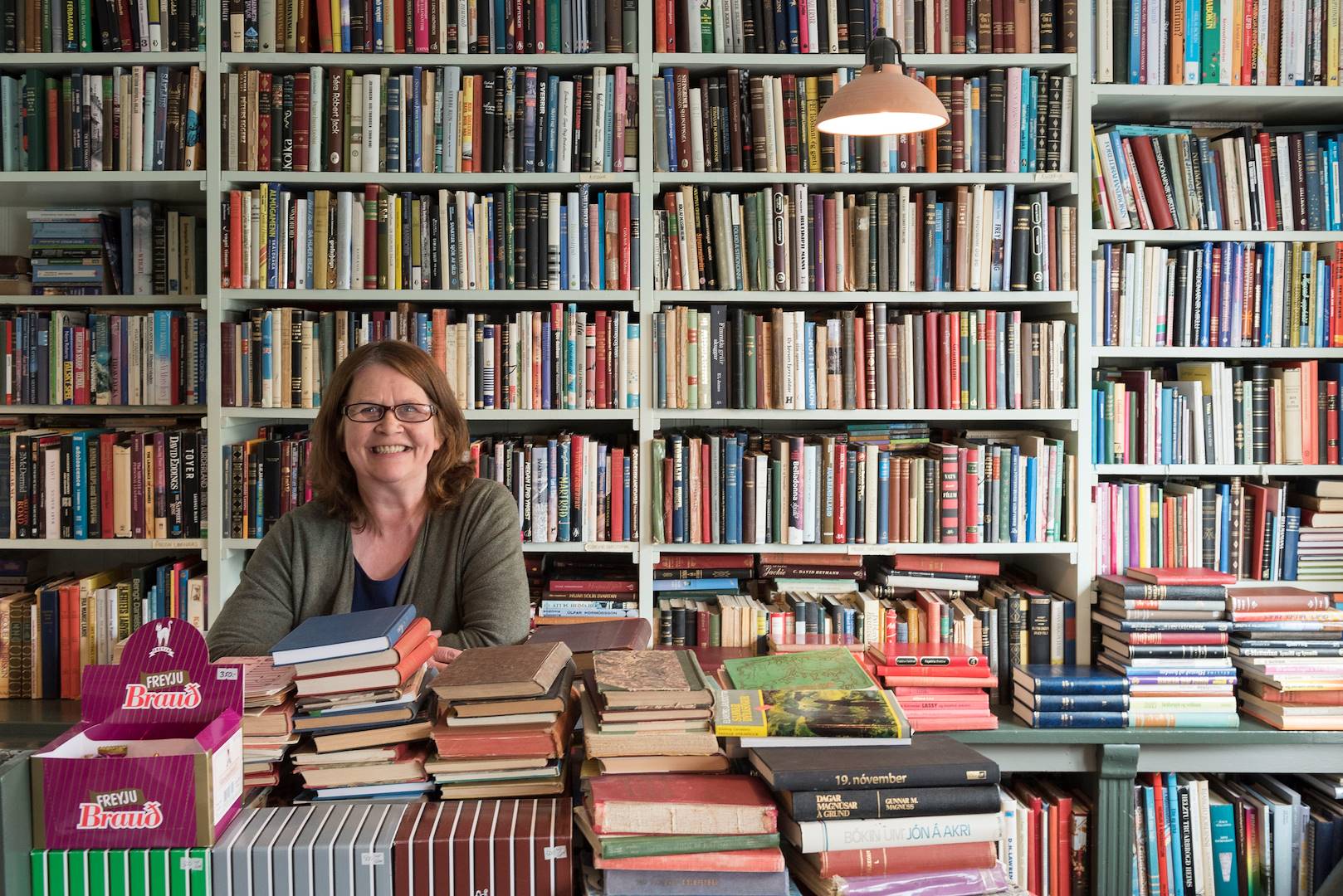 Rencontre dans la vieille librairie de Flateyri - Westfjords - Islande