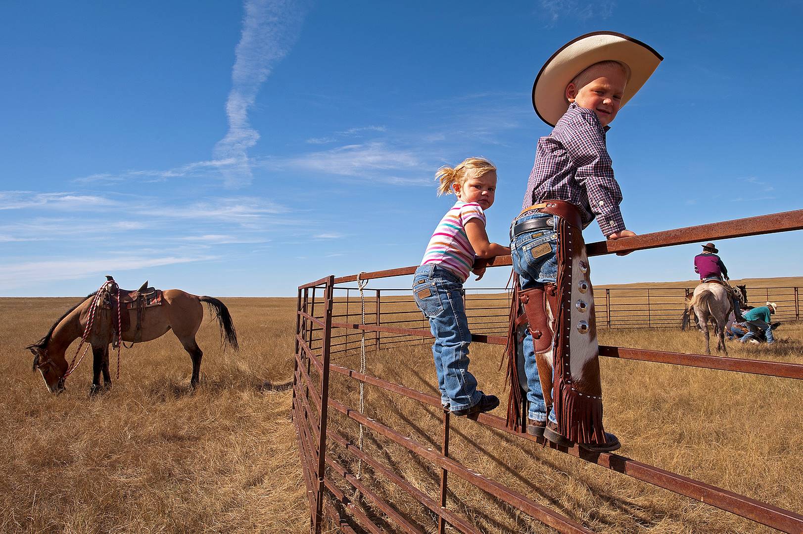 Vie de ranch en famille - Etats-Unis