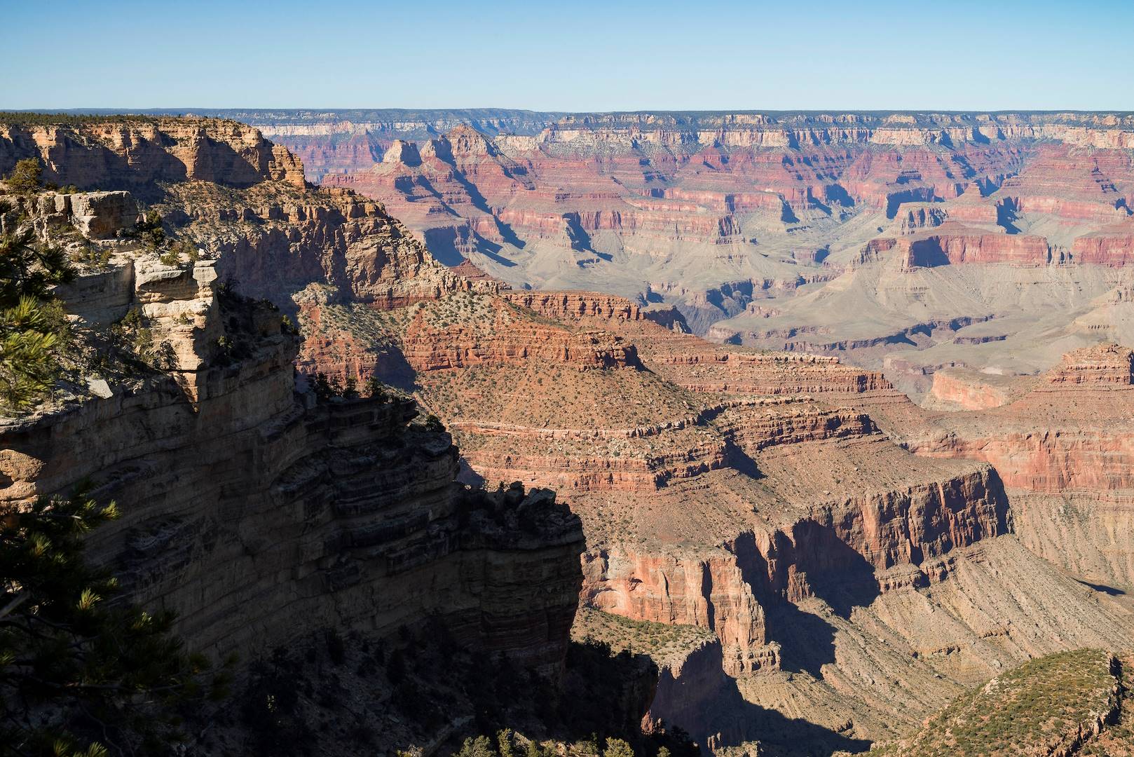 Point du vue sur le Grand Canyon depuis la Desert View Drive - Arizona - Etats-Unis