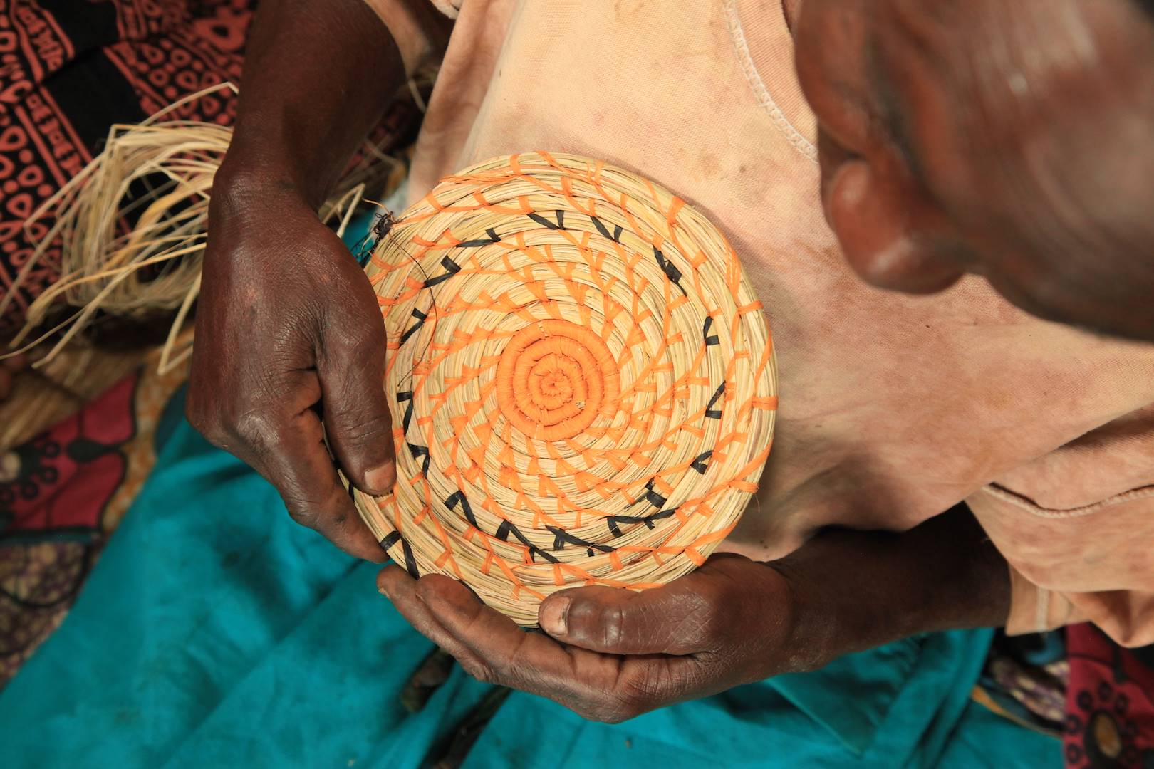 Vannerie traditionnelle à Maun - Botswana