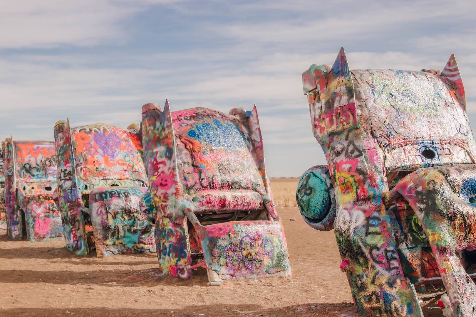 Cadillac Ranch - Amarillo - Texas - Etats-Unis